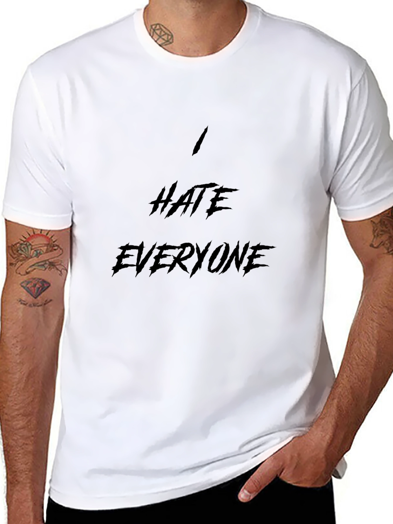 I HATE EVERYONE T-Shirt - Edgy Graphic Tee
