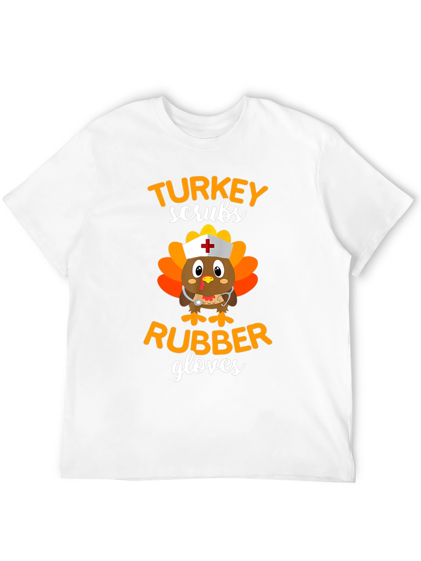 Turkey Scrubs Rubber Gloves T-Shirt