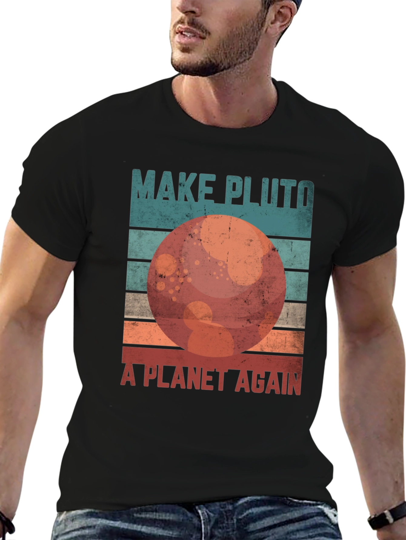 Make Pluto a Planet Again Graphic T-Shirt
