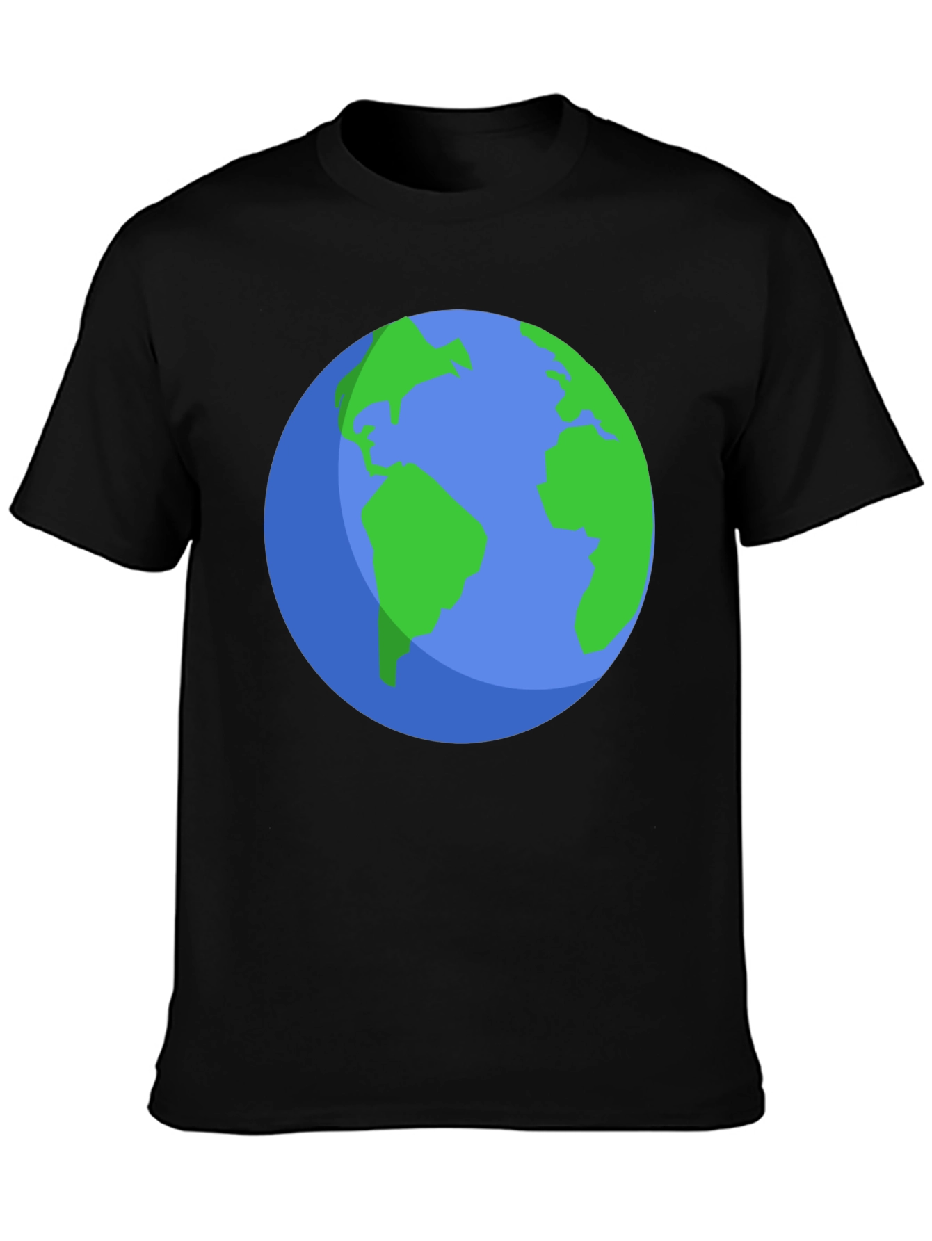 Earth Graphic Black T-Shirt
