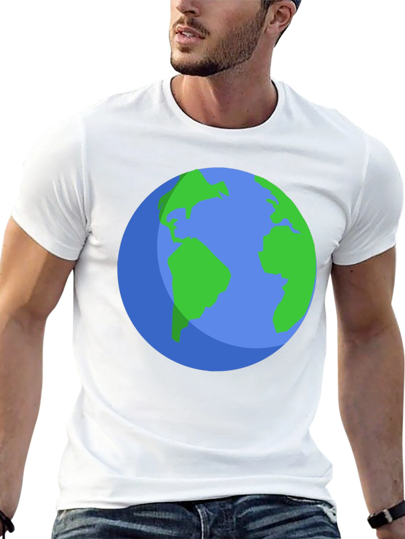 Earth Graphic Black T-Shirt