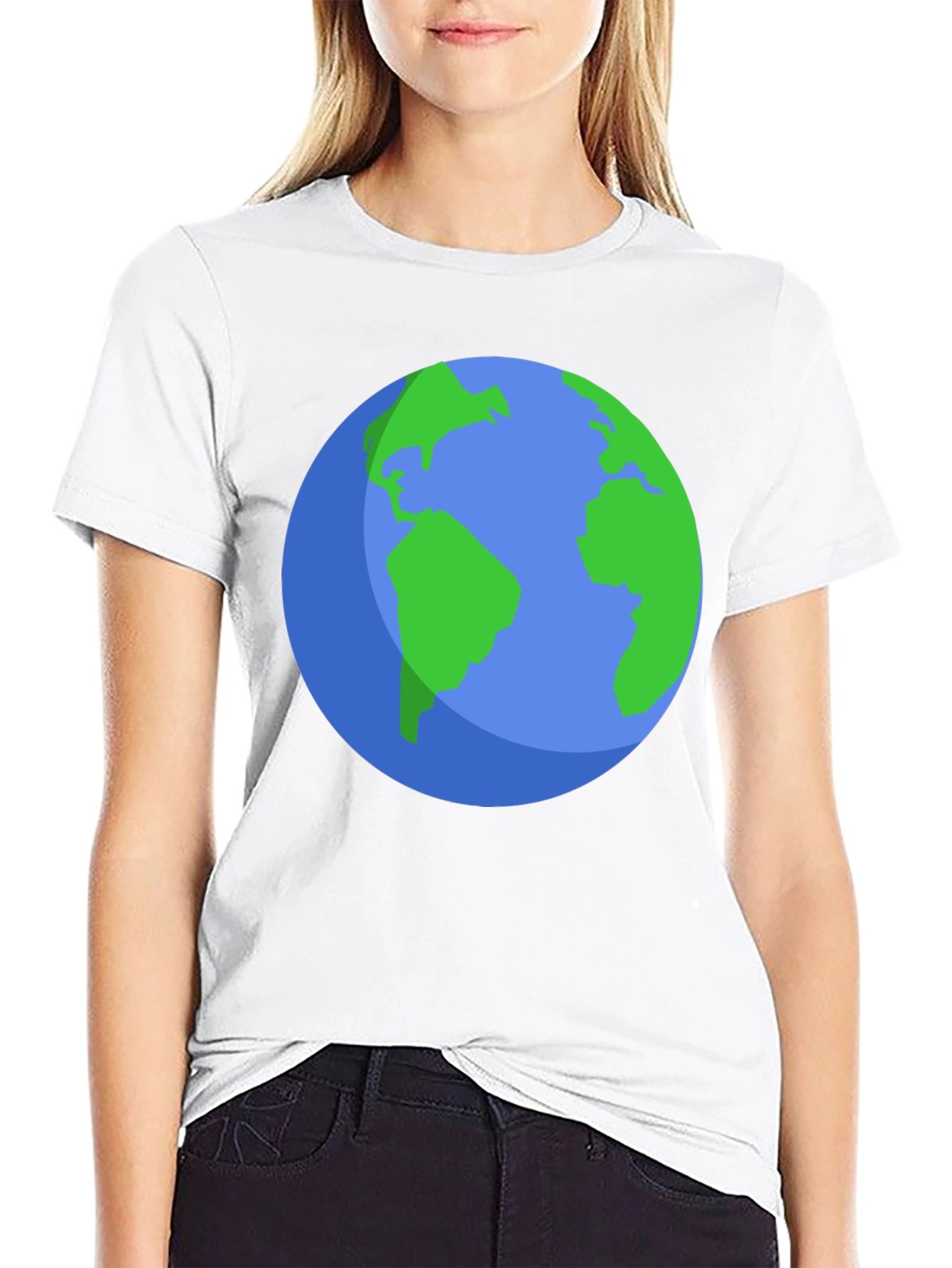 Earth Graphic Black T-Shirt