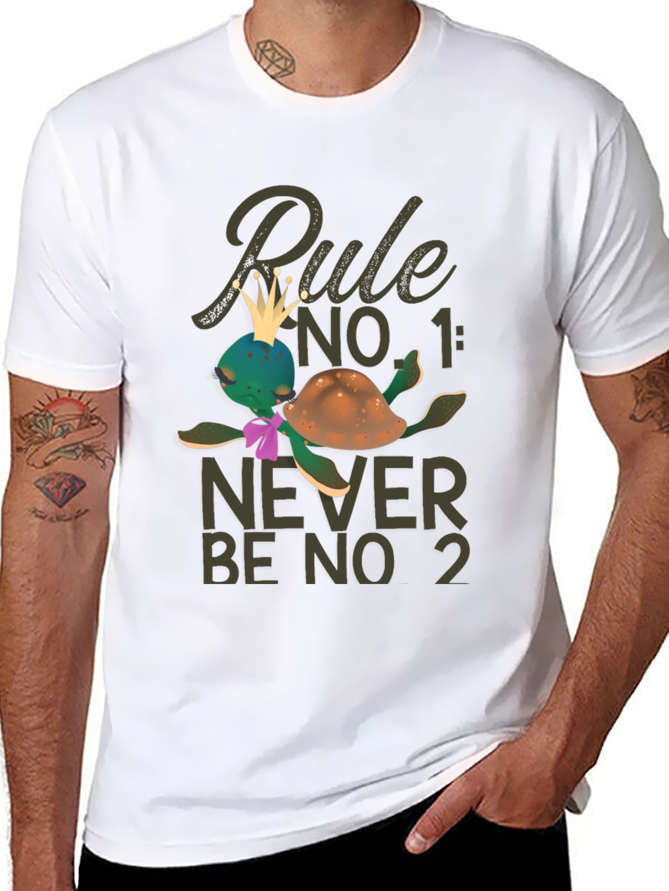Rule No. 1 Turtle Graphic T-Shirt