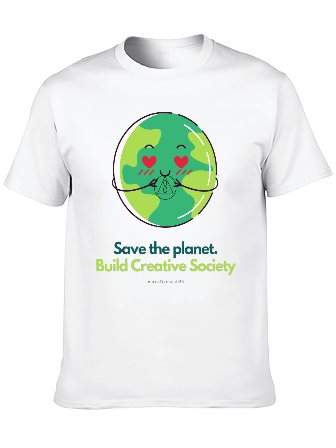 Save the Planet T-Shirt - Earth Emoji Graphic Tee