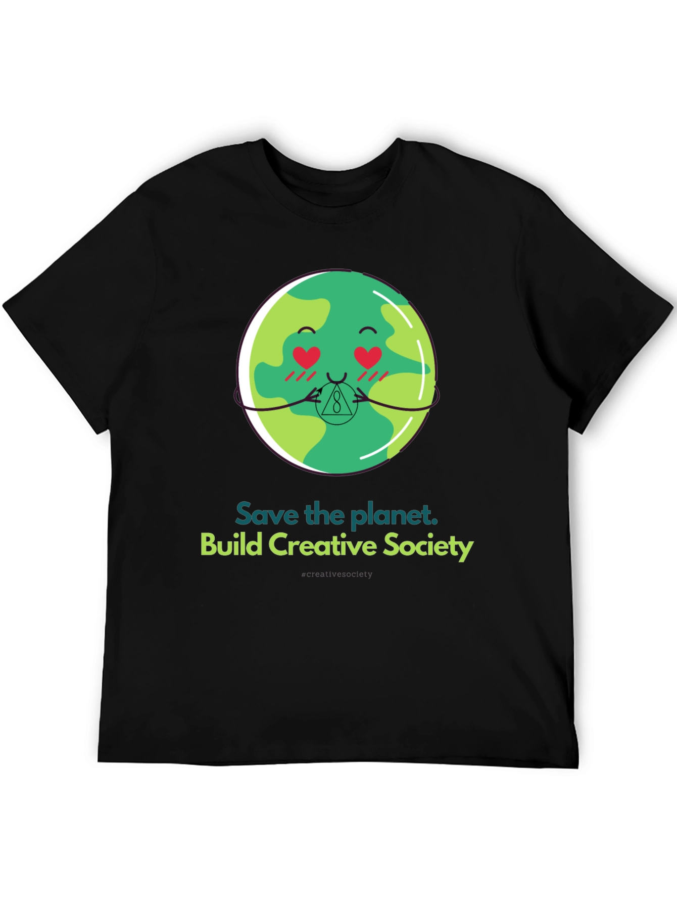Save the Planet T-Shirt - Earth Emoji Graphic Tee