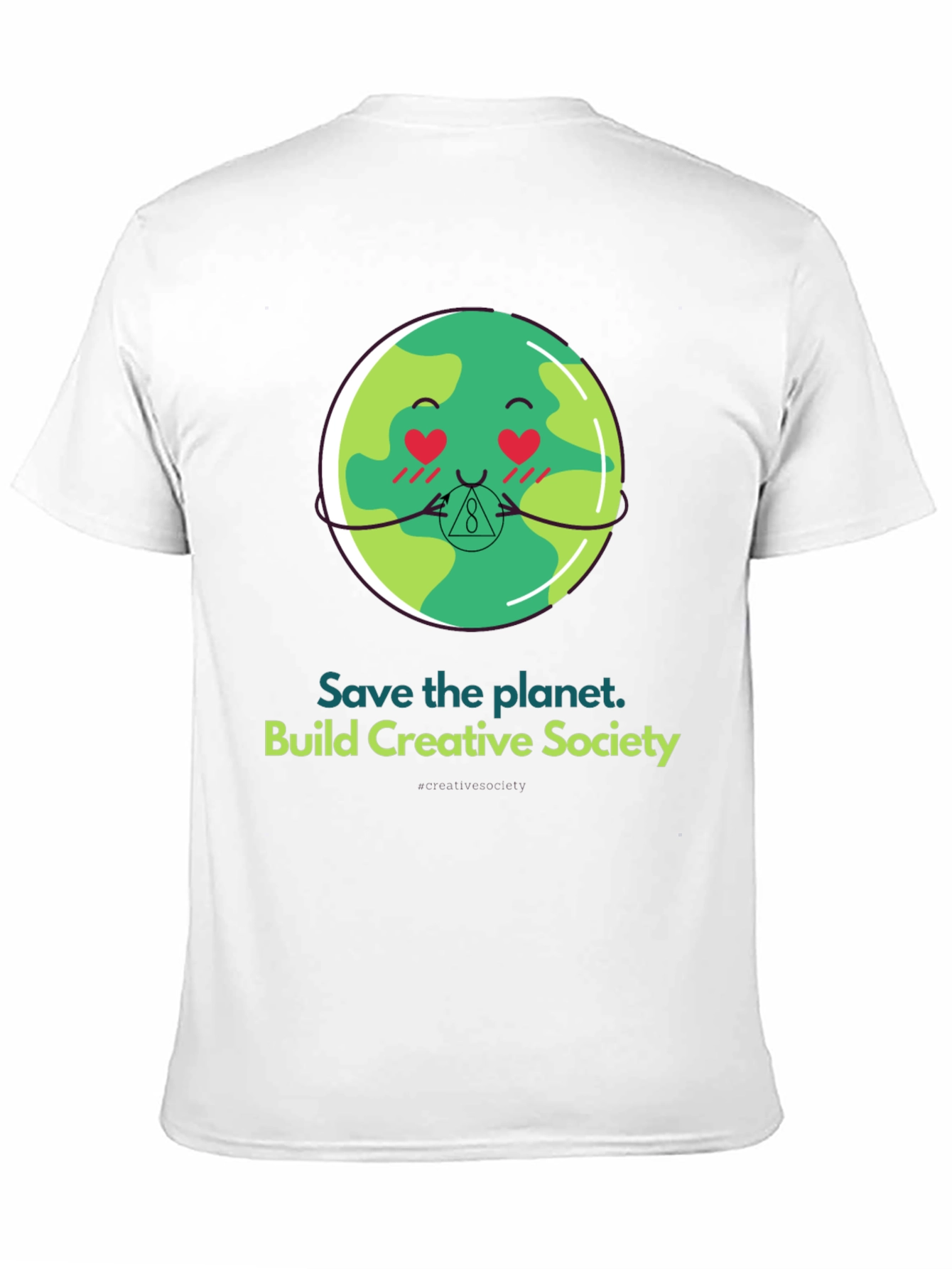 Save the Planet T-Shirt - Earth Emoji Graphic Tee