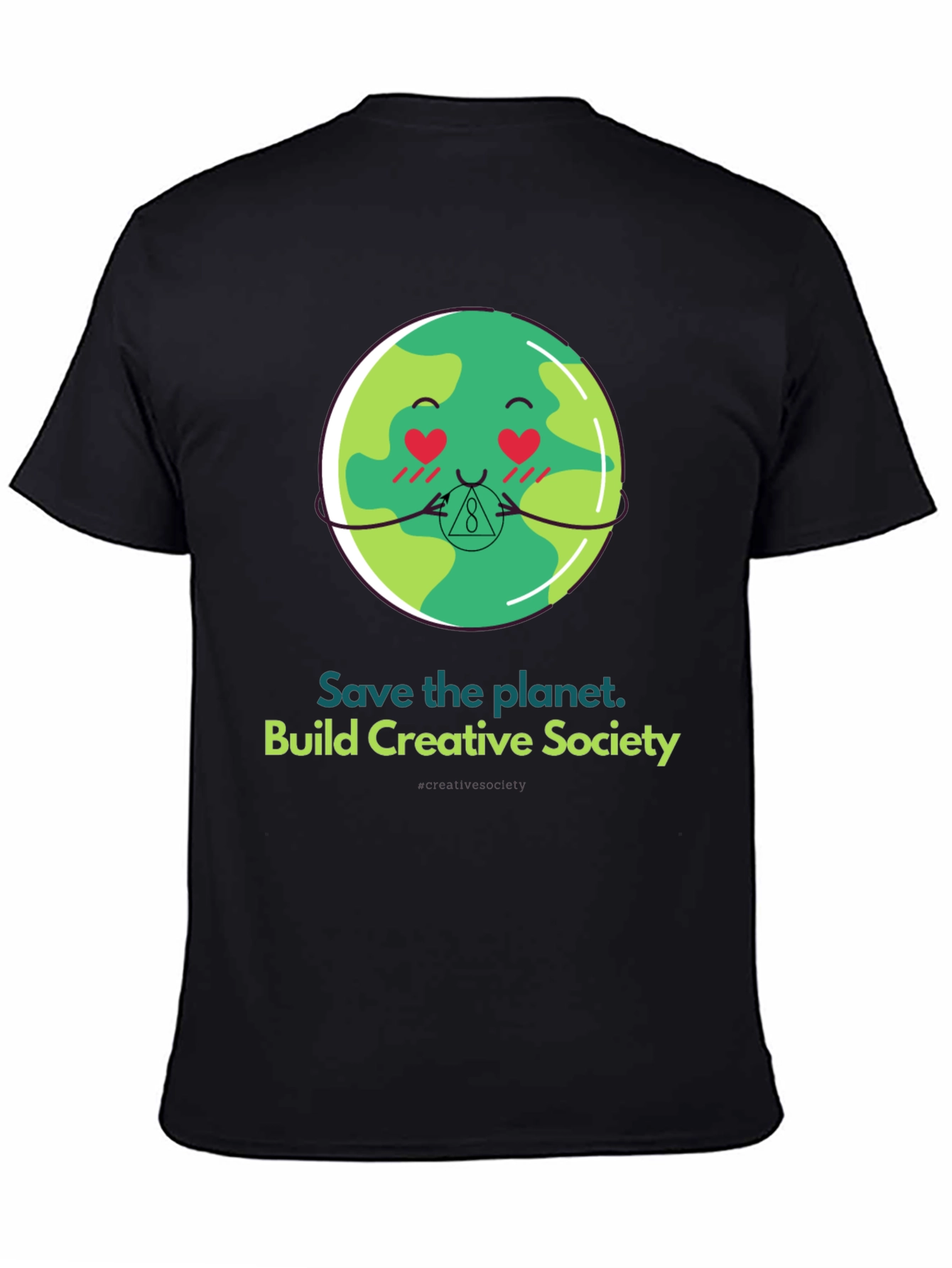 Save the Planet T-Shirt - Earth Emoji Graphic Tee