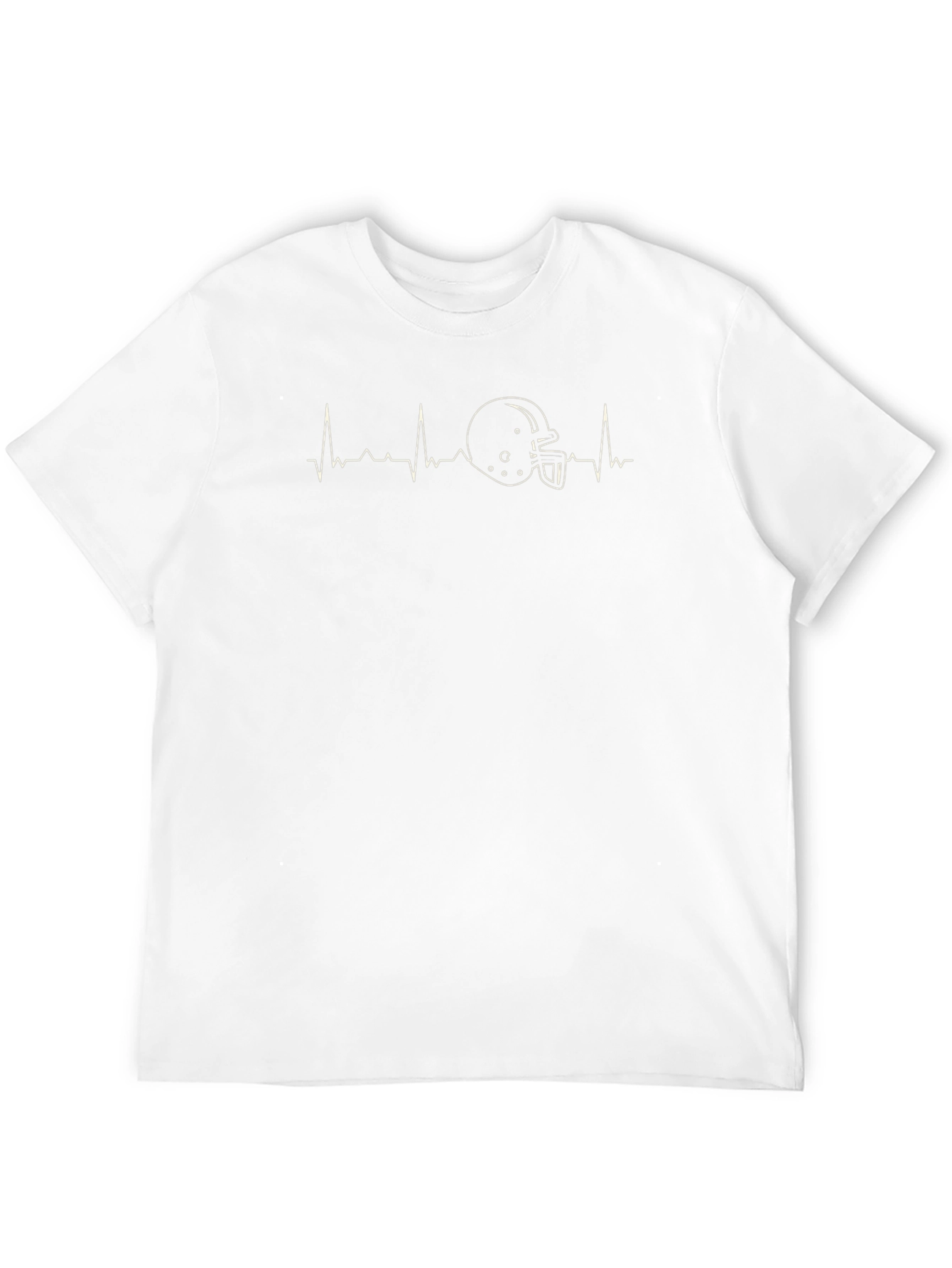 Football Heartbeat T-Shirt - Touchdown Style