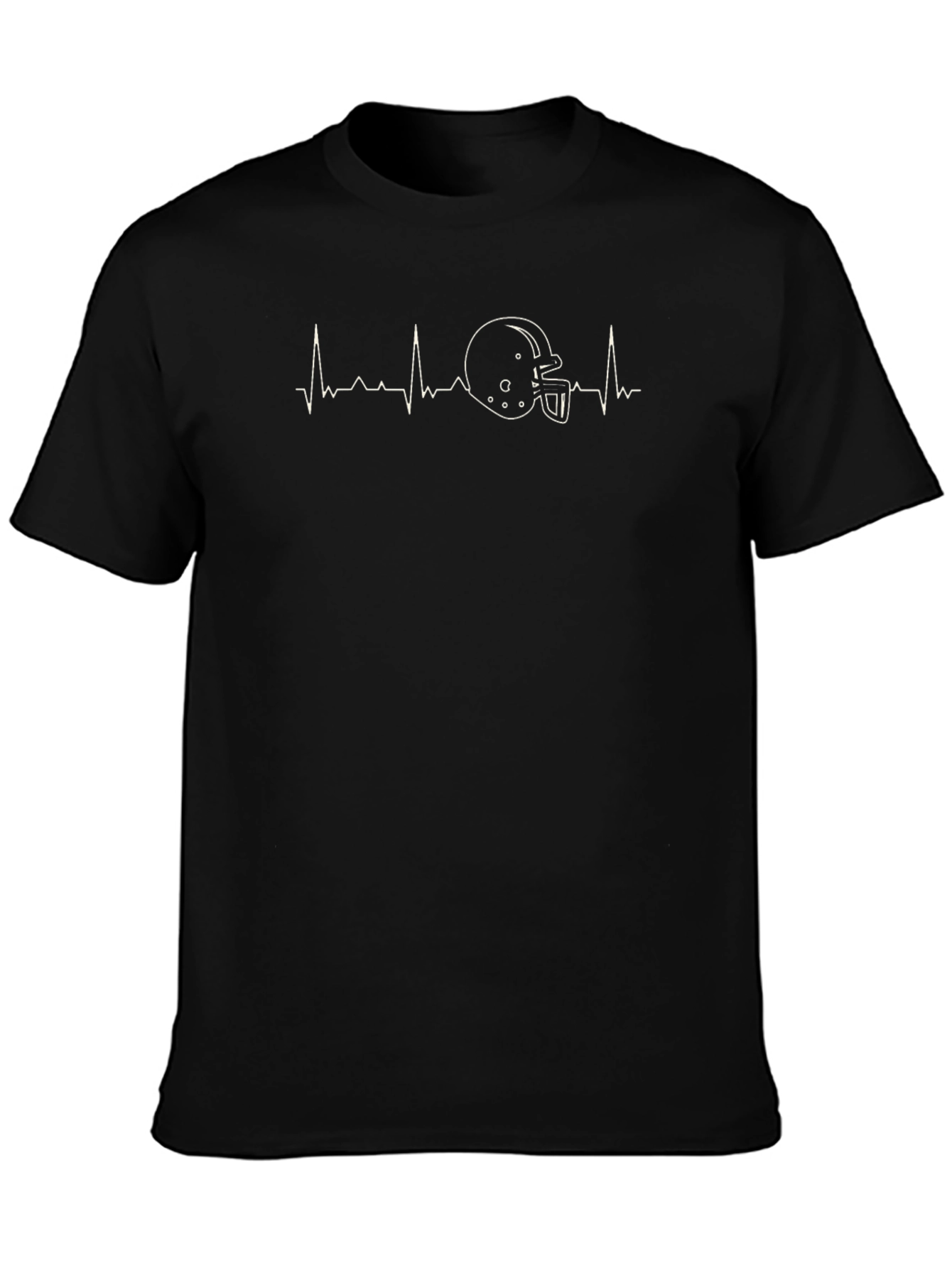 Football Heartbeat T-Shirt - Touchdown Style
