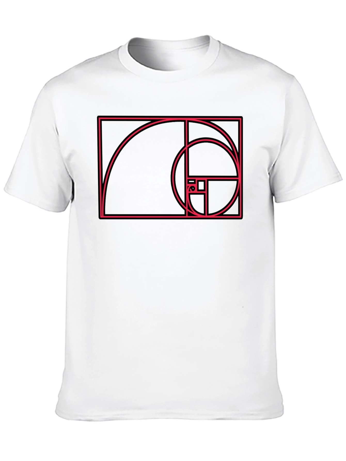 Golden Ratio Fibonacci Sequence Graphic Tee