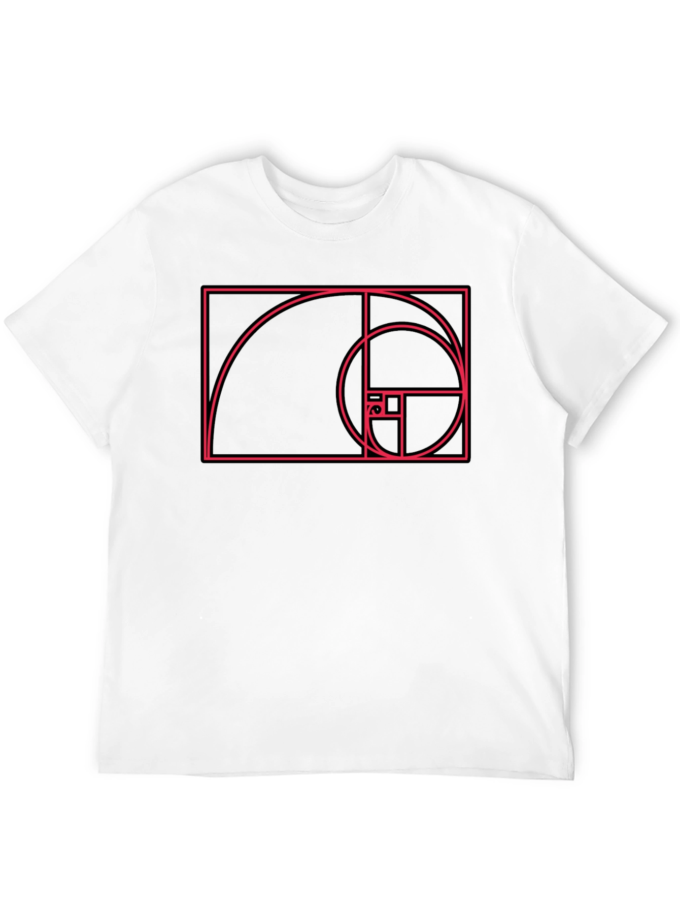 Golden Ratio Fibonacci Sequence Graphic Tee