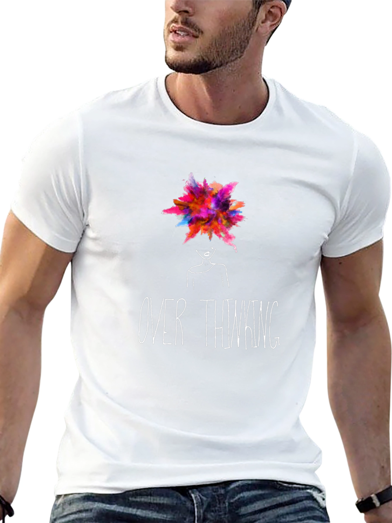 Overthinking Graphic Tee - Stylish Unisex T-Shirt