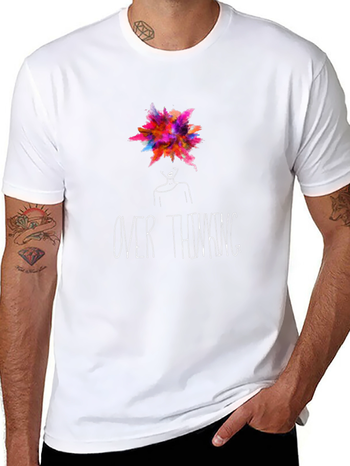 Overthinking Graphic Tee - Stylish Unisex T-Shirt
