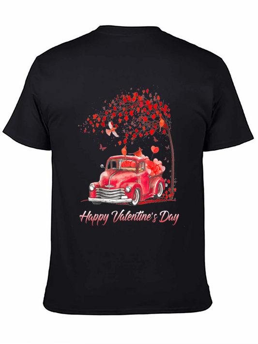 Valentines Day Truck Graphic Tee
