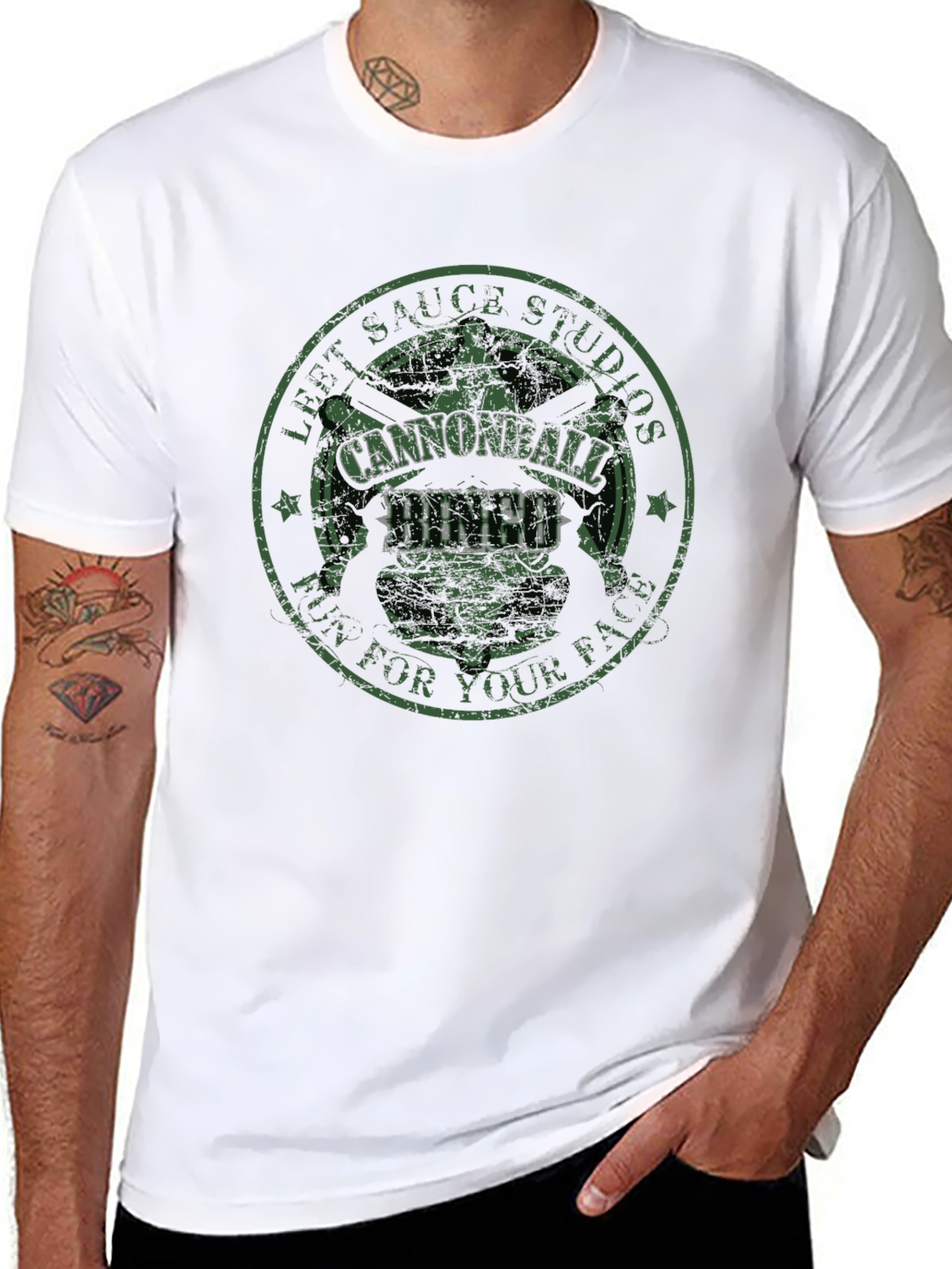 Cannonball Bingo T-Shirt - Fun Graphic Tee
