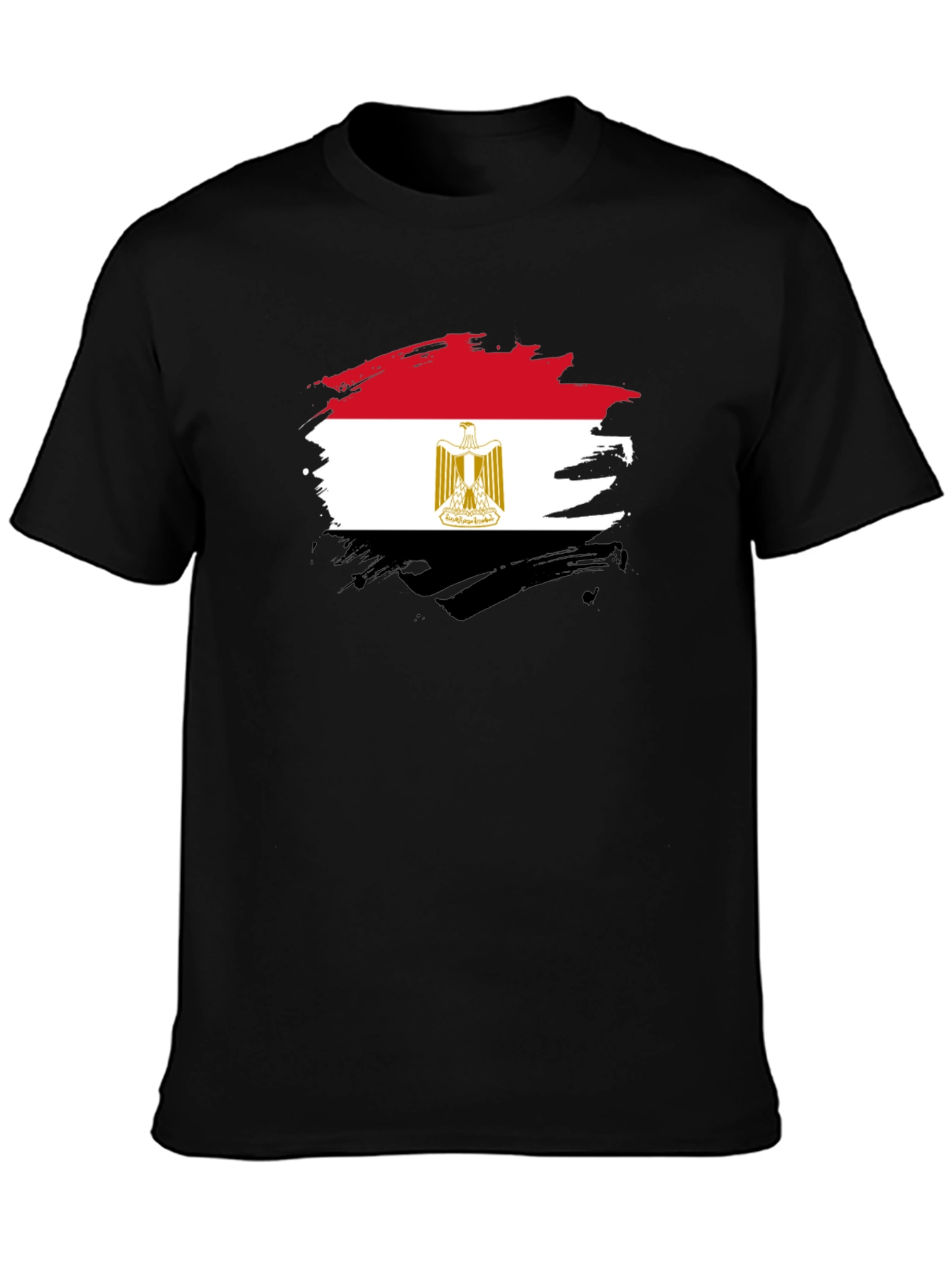Egyptian Flag Graphic T-Shirt - Black