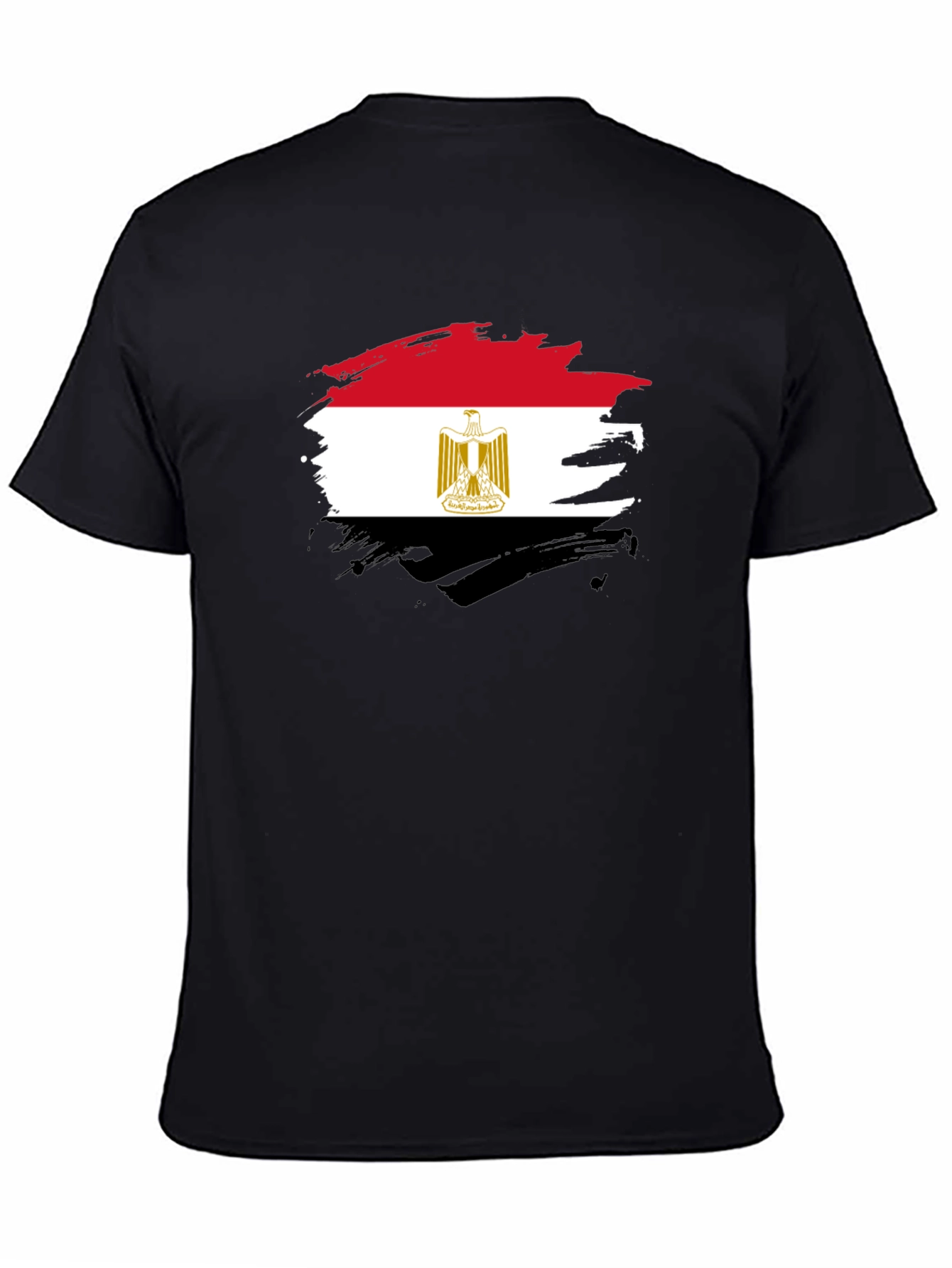 Egyptian Flag Graphic T-Shirt - Black