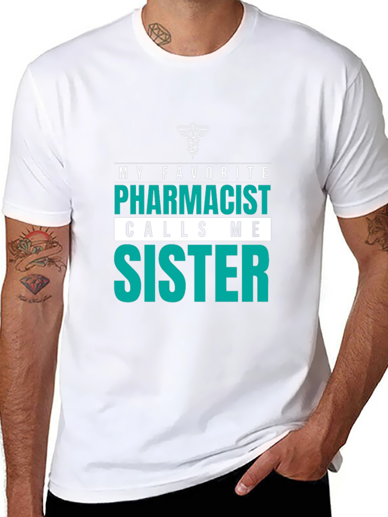 Pharmacist Sister Tee - Gift for Pharmacists Sibling