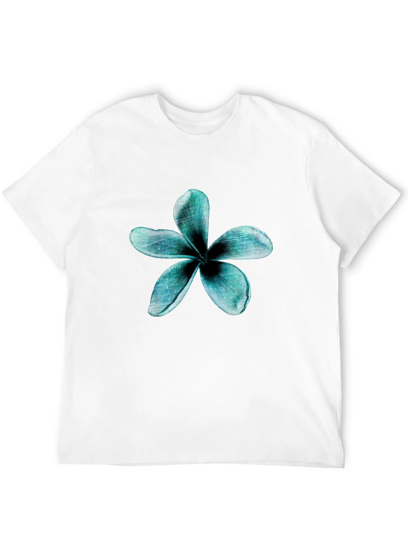 Floral Print Black T-Shirt