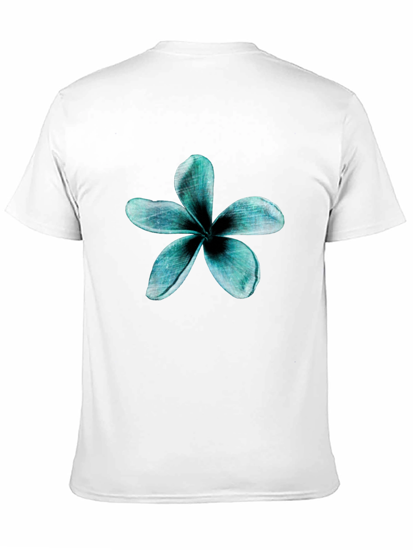 Floral Print Black T-Shirt