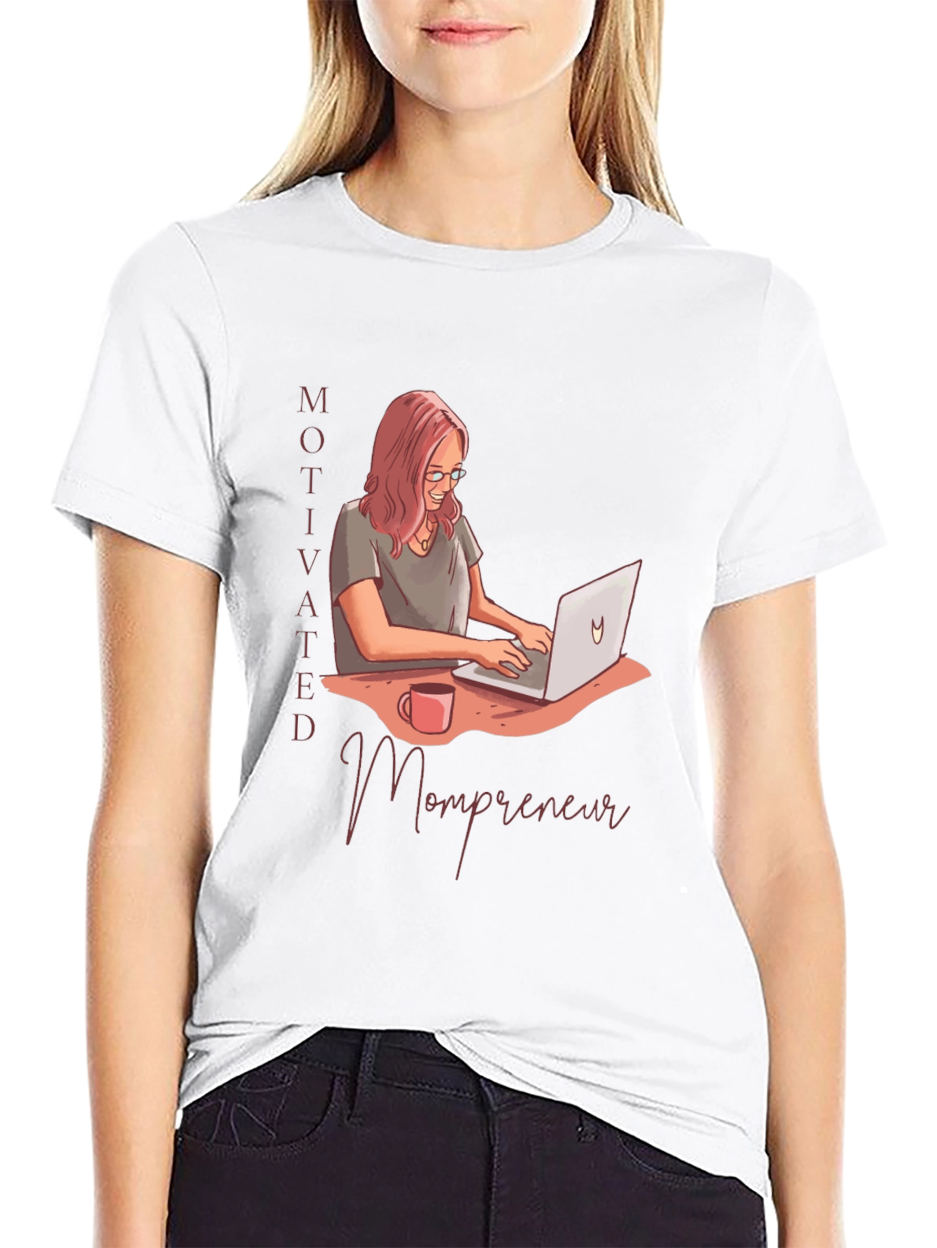 Motivated Mompreneur Graphic T-Shirt