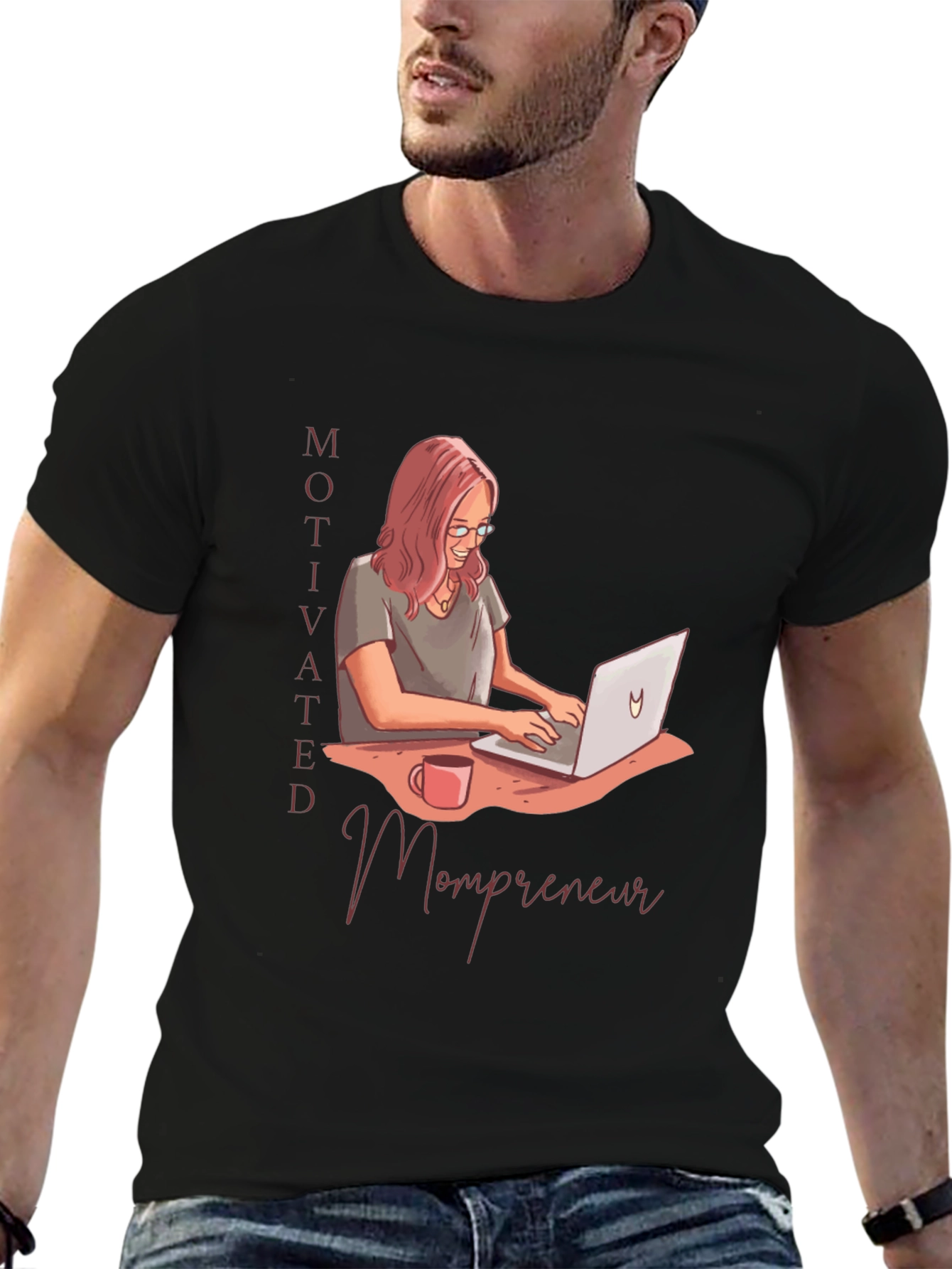 Motivated Mompreneur Graphic T-Shirt