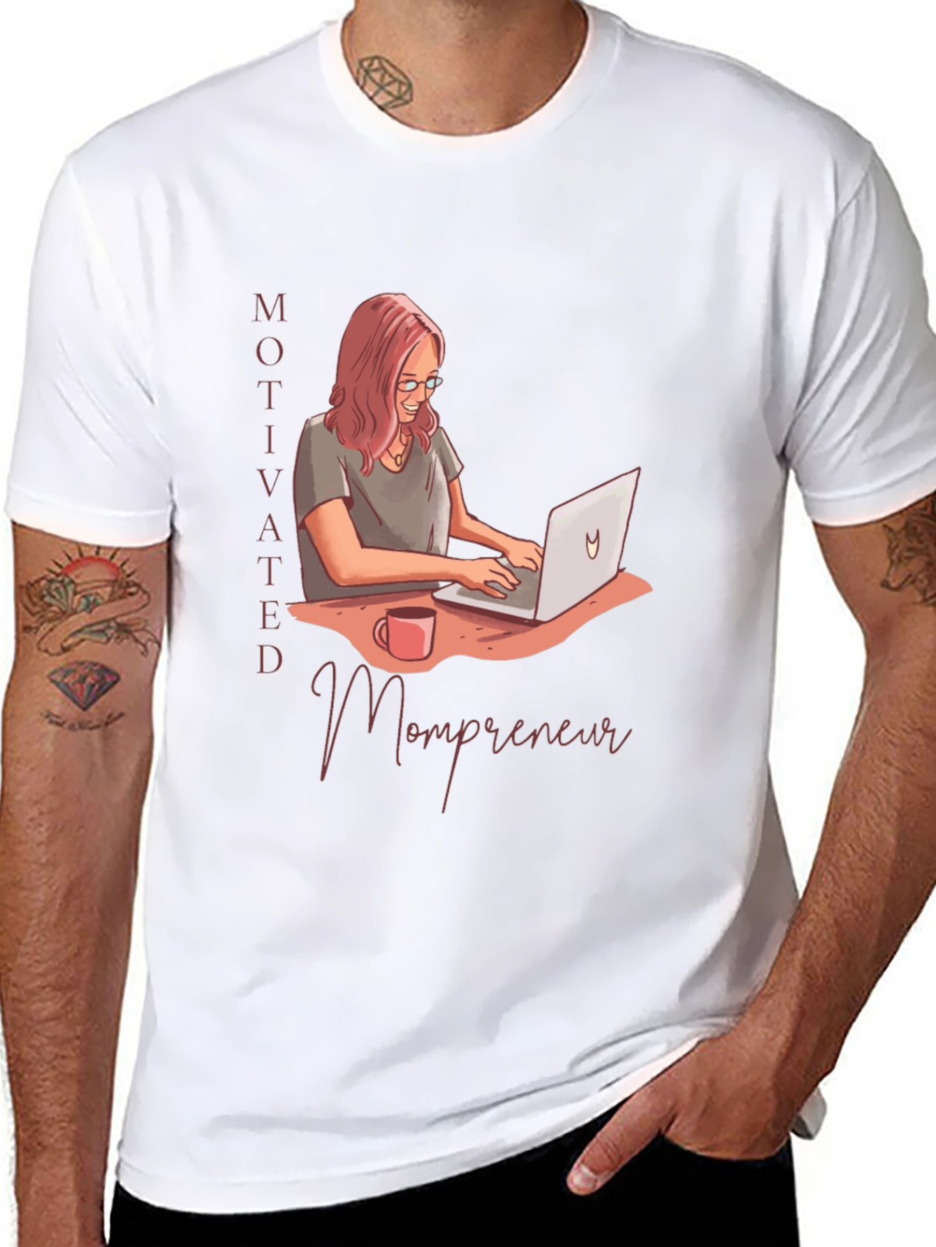 Motivated Mompreneur Graphic T-Shirt