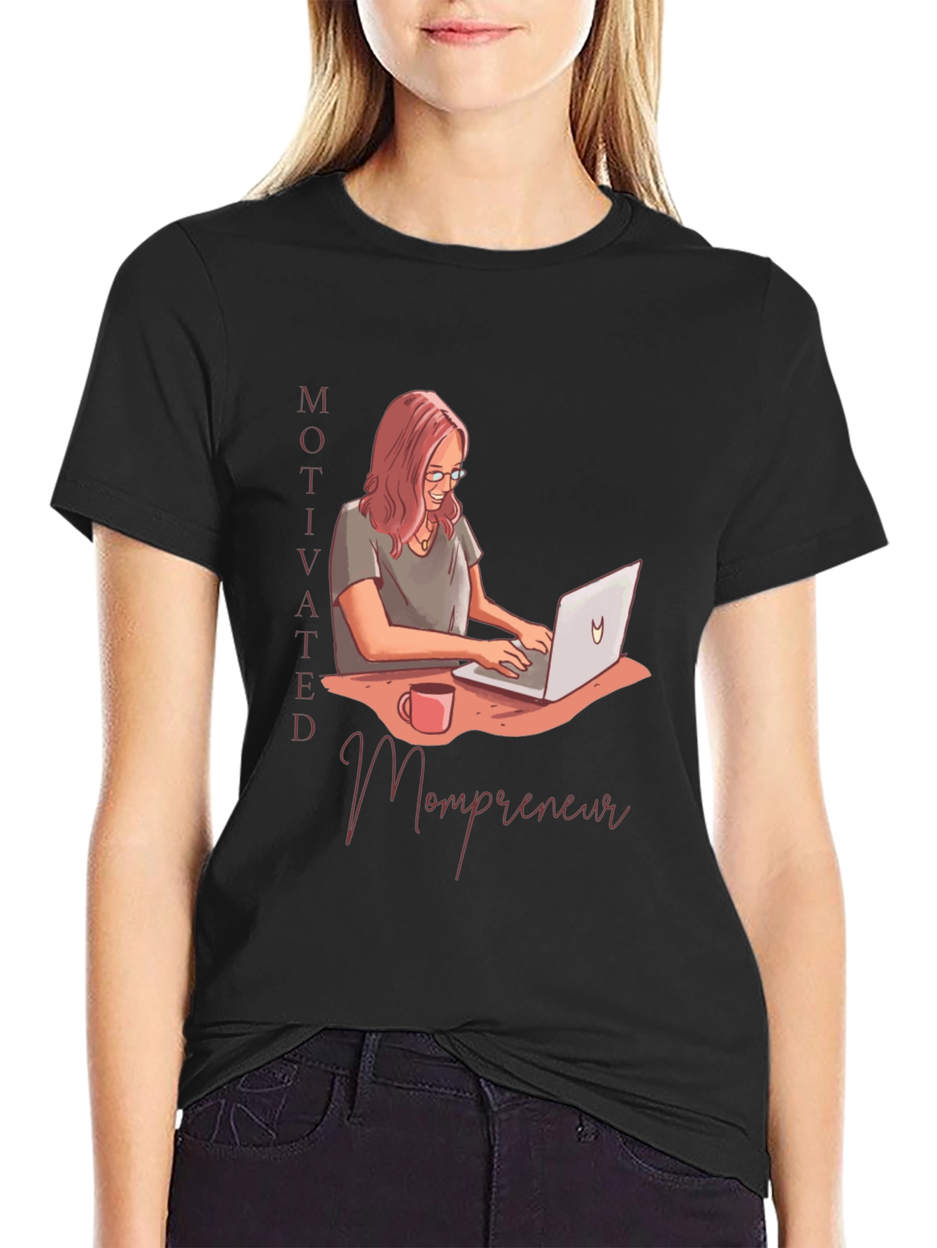 Motivated Mompreneur Graphic T-Shirt