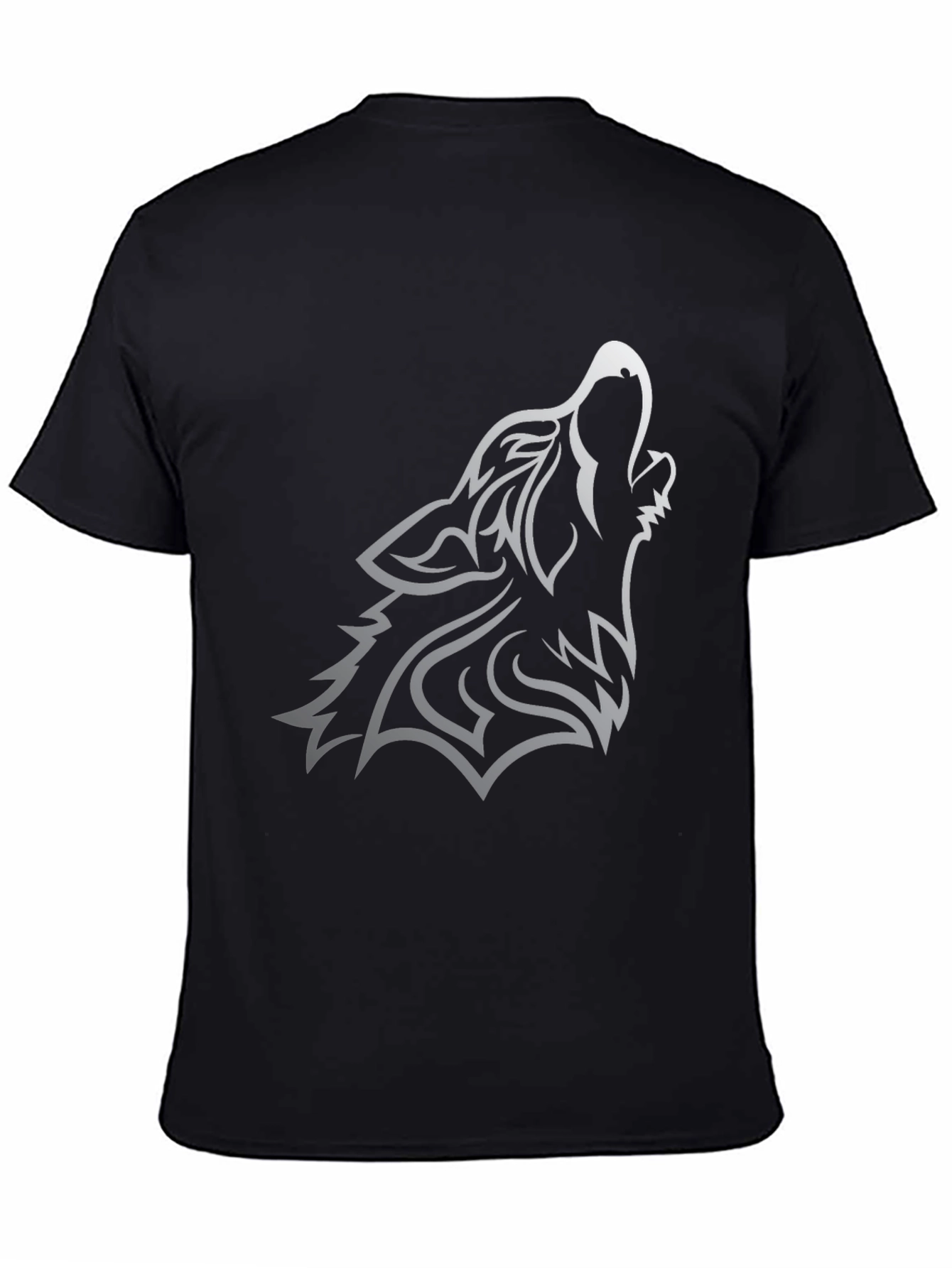 Black Wolf Graphic Tee - Mens Short Sleeve
