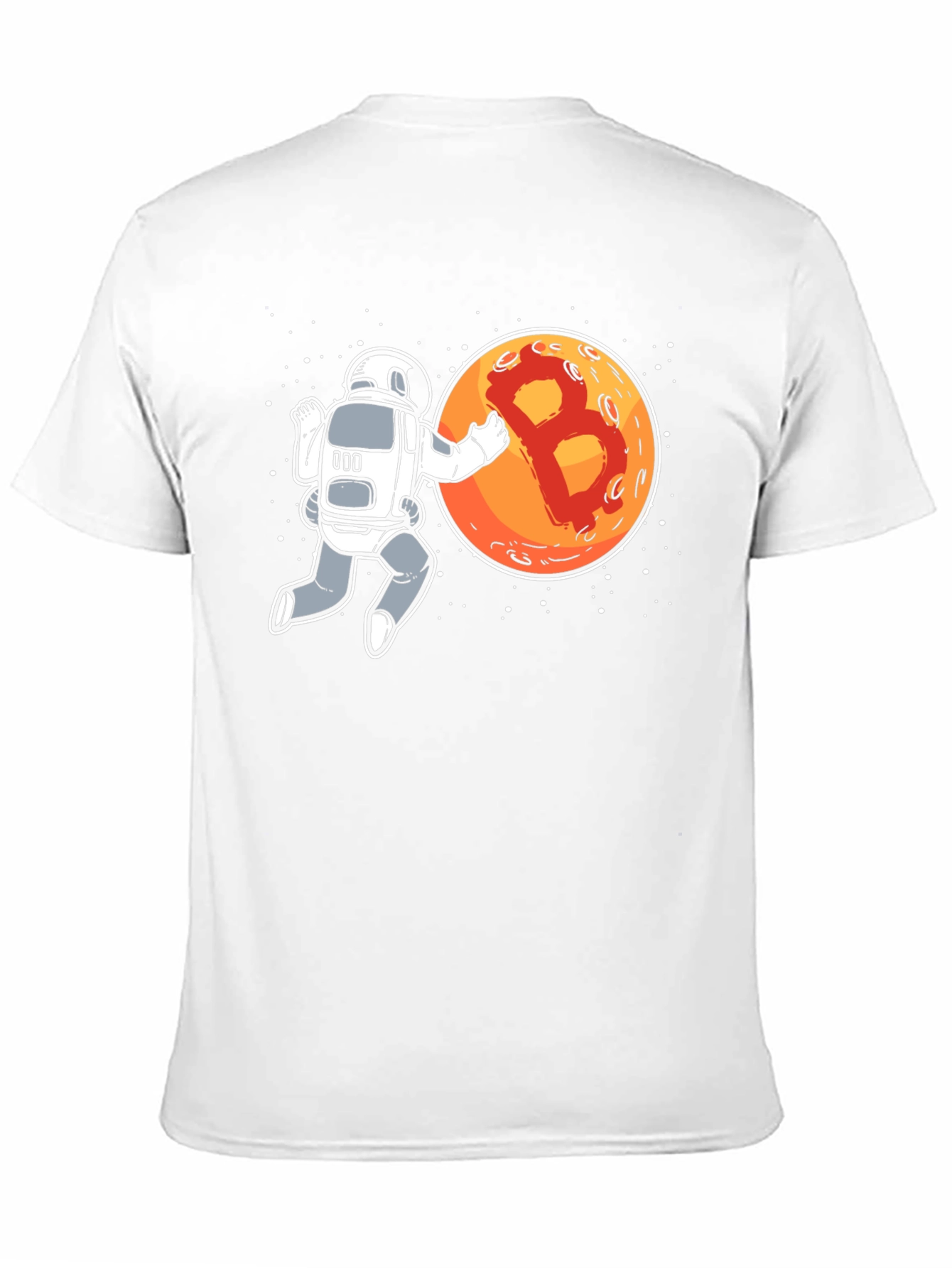 Bitcoin Astronaut Graphic T-Shirt
