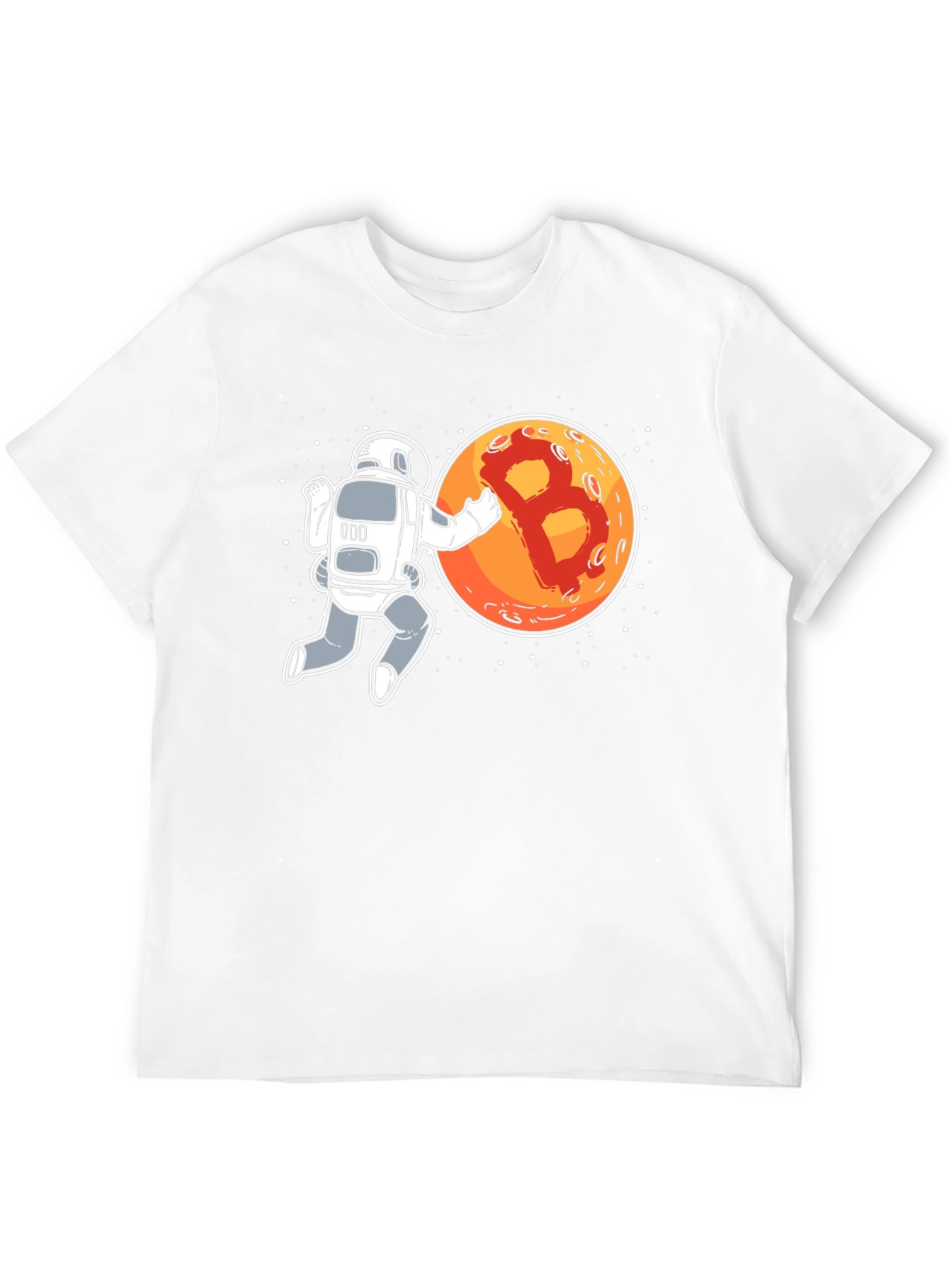 Bitcoin Astronaut Graphic T-Shirt