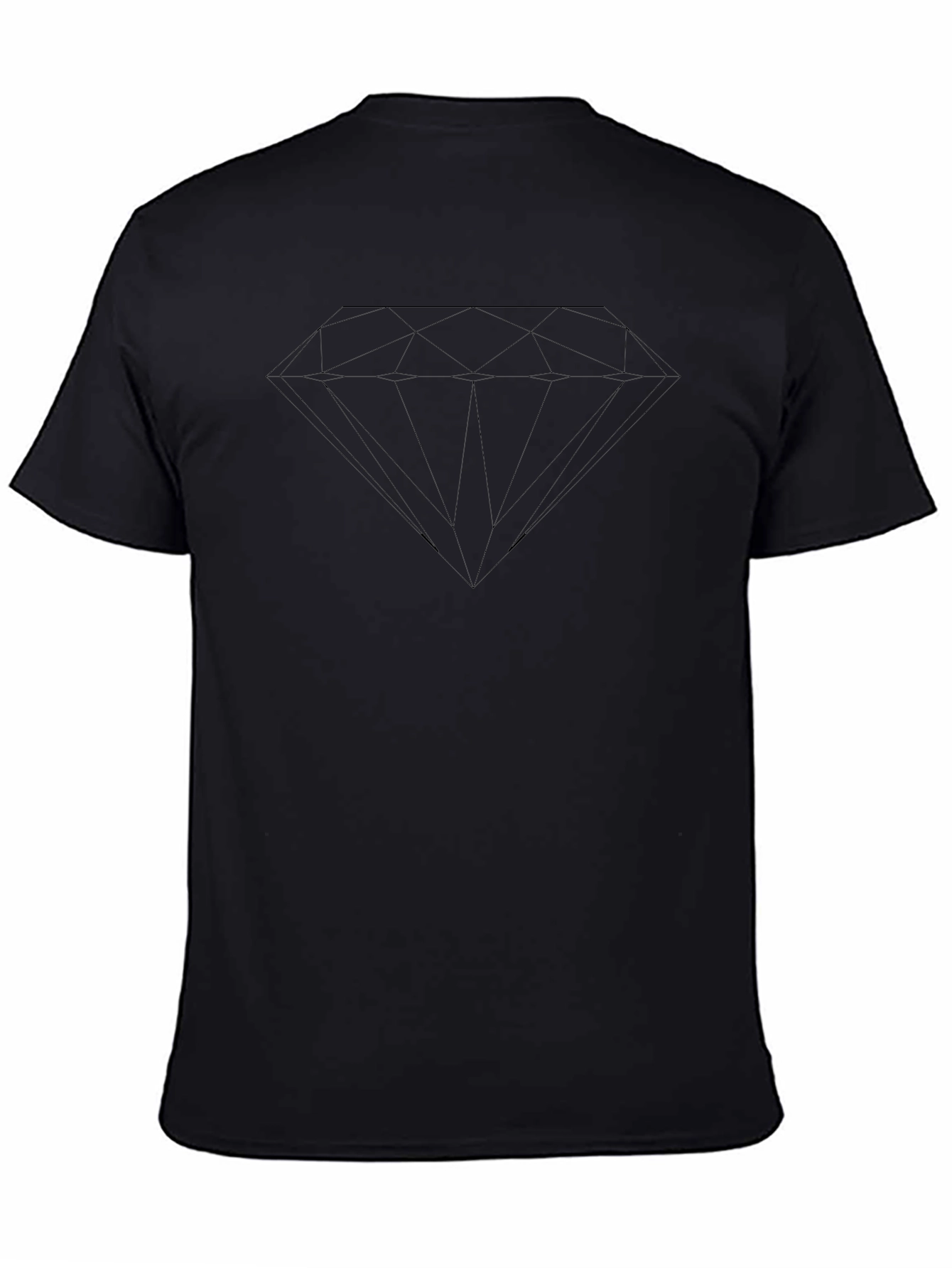 Diamond Graphic Black T-Shirt