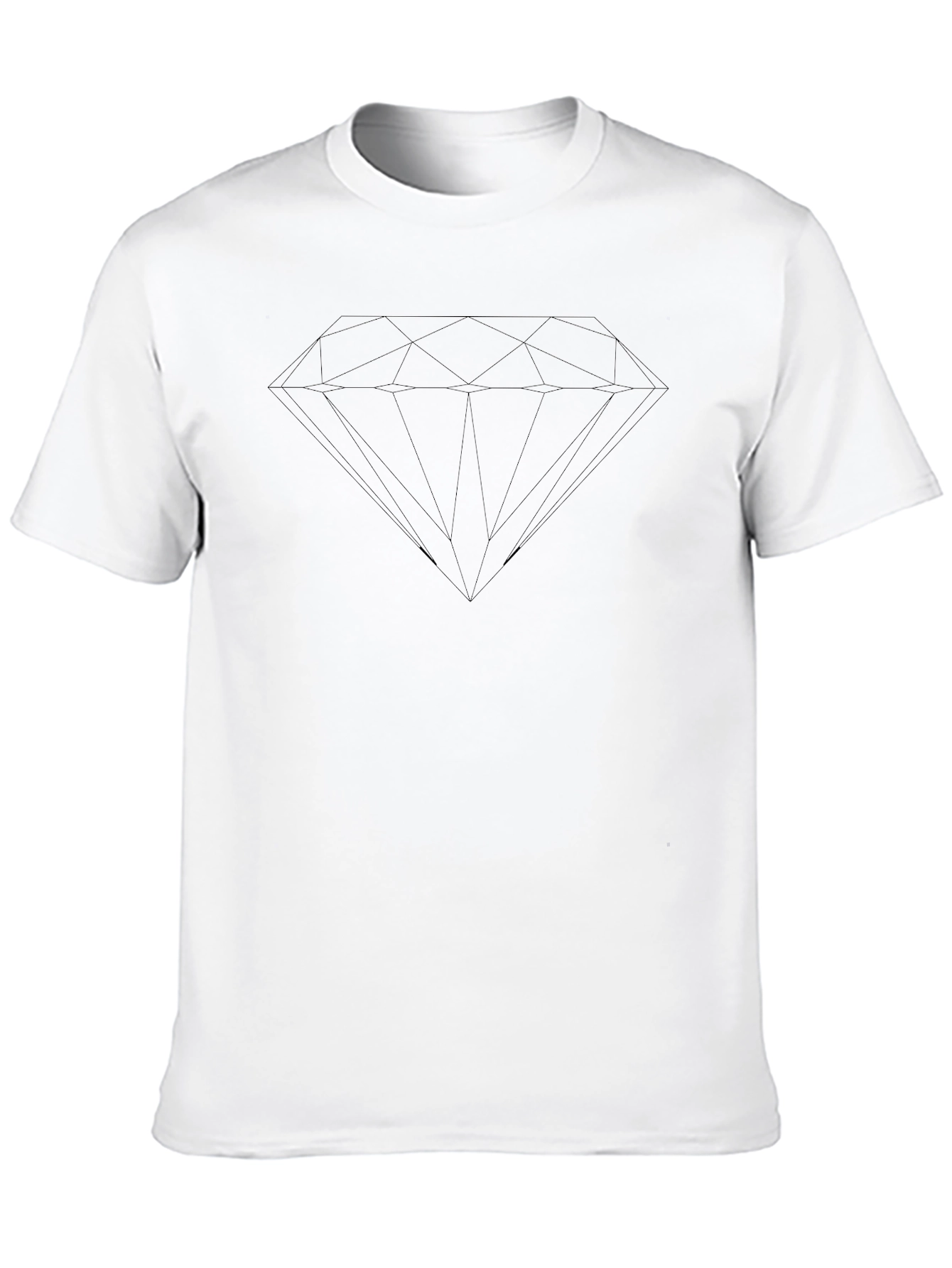 Diamond Graphic Black T-Shirt