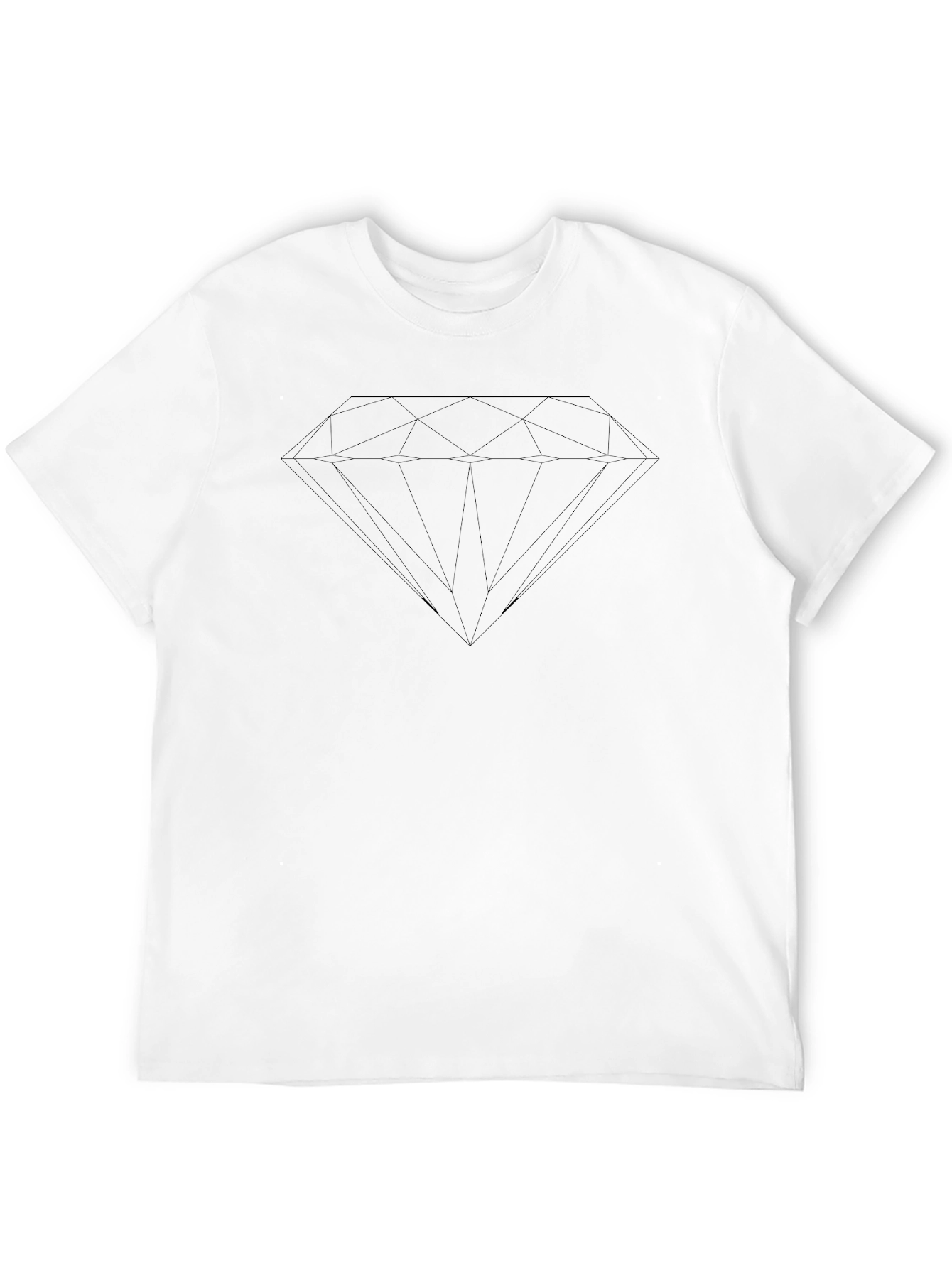 Diamond Graphic Black T-Shirt