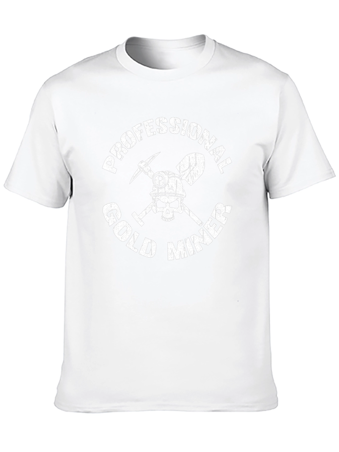 Professional Gold Miner Graphic Tee - Black T-Shirt