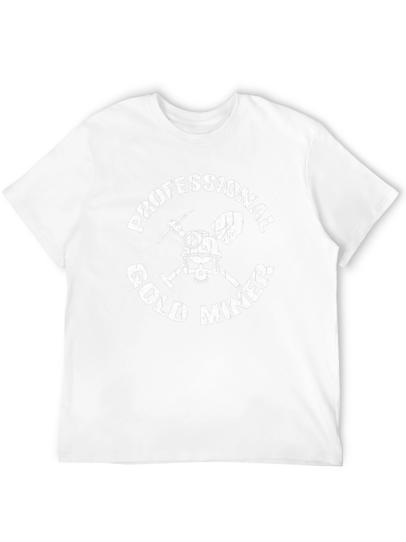 Professional Gold Miner Graphic Tee - Black T-Shirt