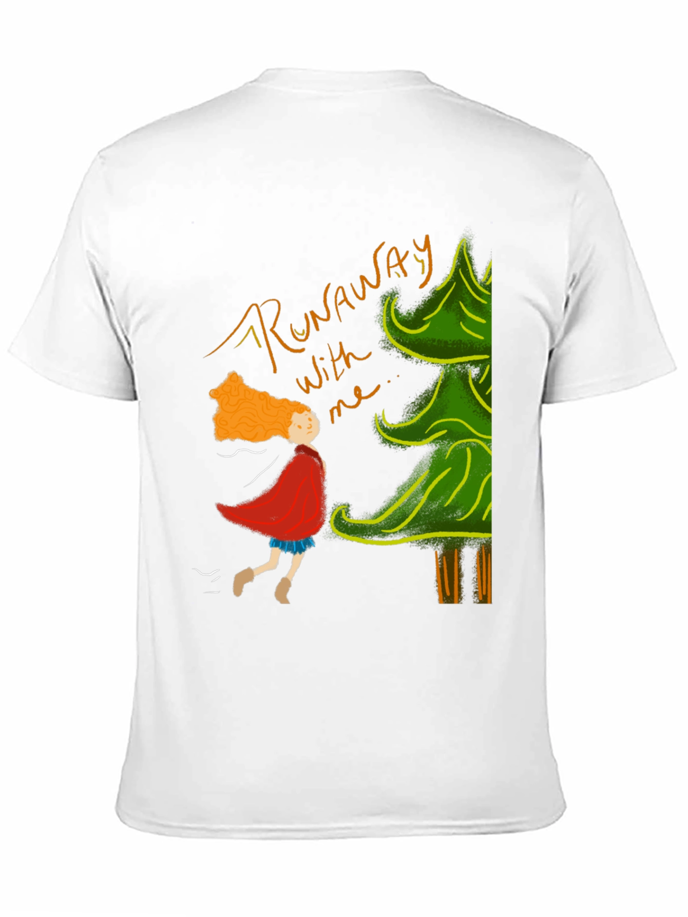 Runaway T-Shirt: Whimsical Forest Adventure Tee