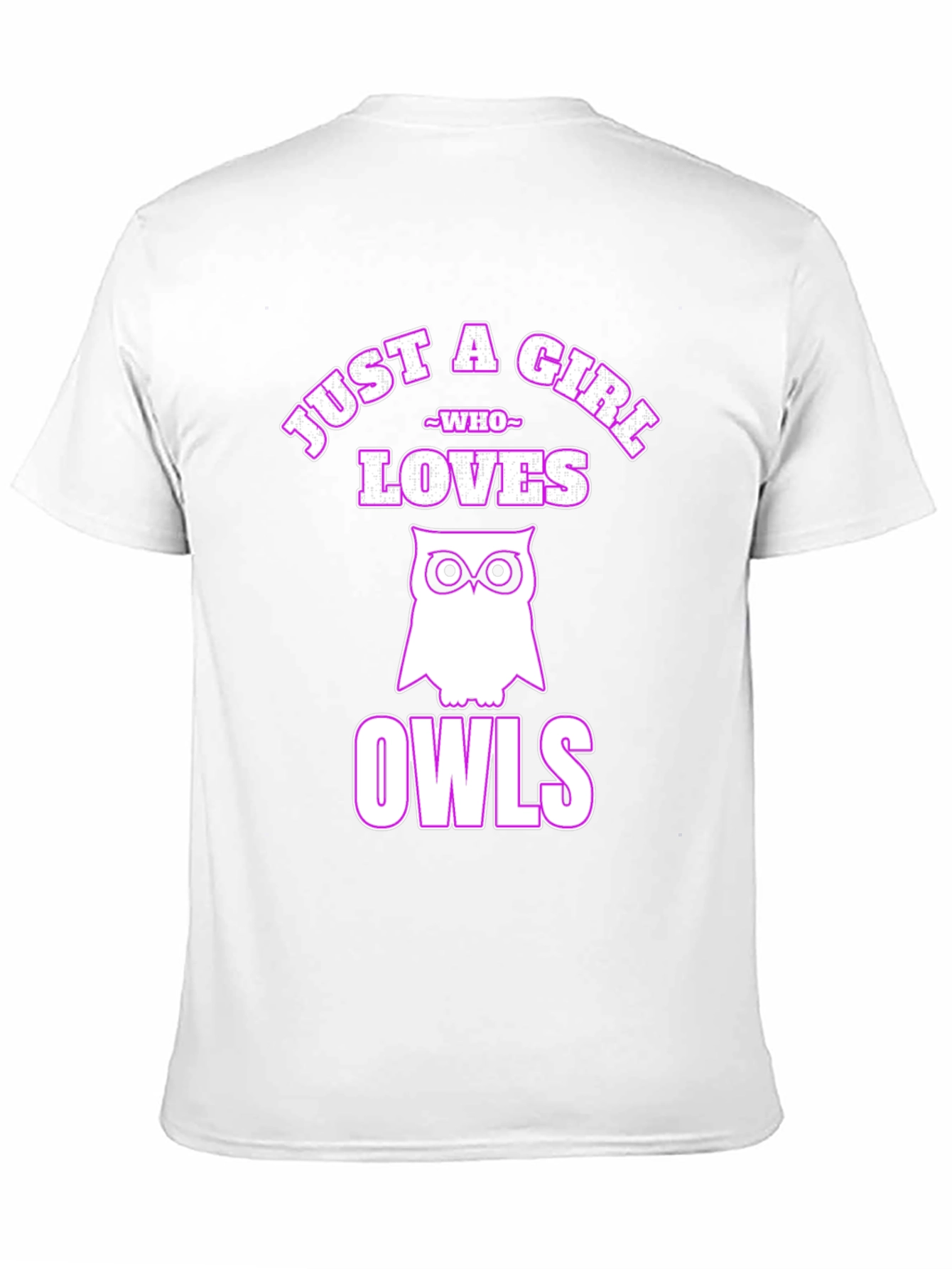 Just a Girl Who Loves Owls T-Shirt