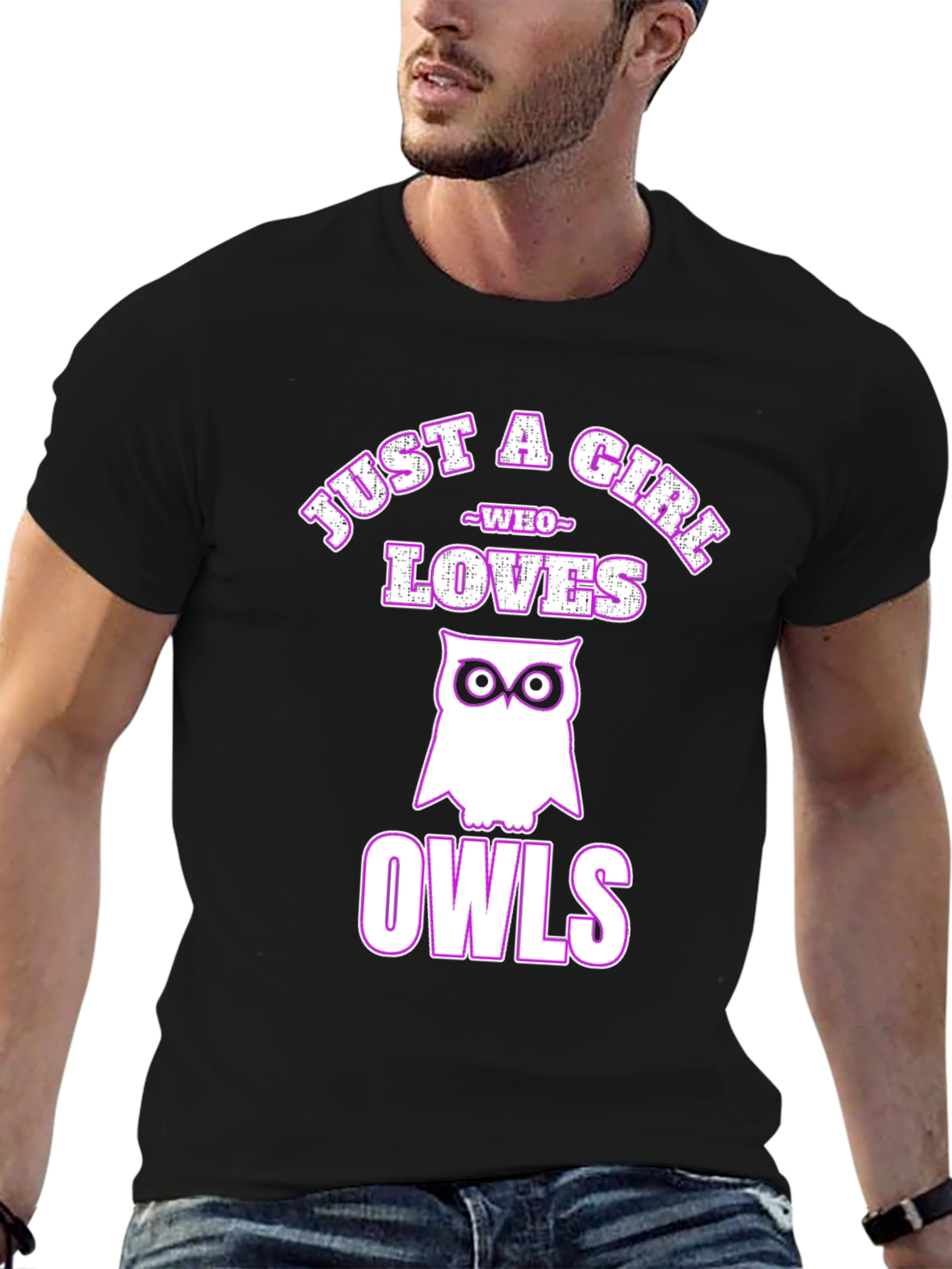 Just a Girl Who Loves Owls T-Shirt