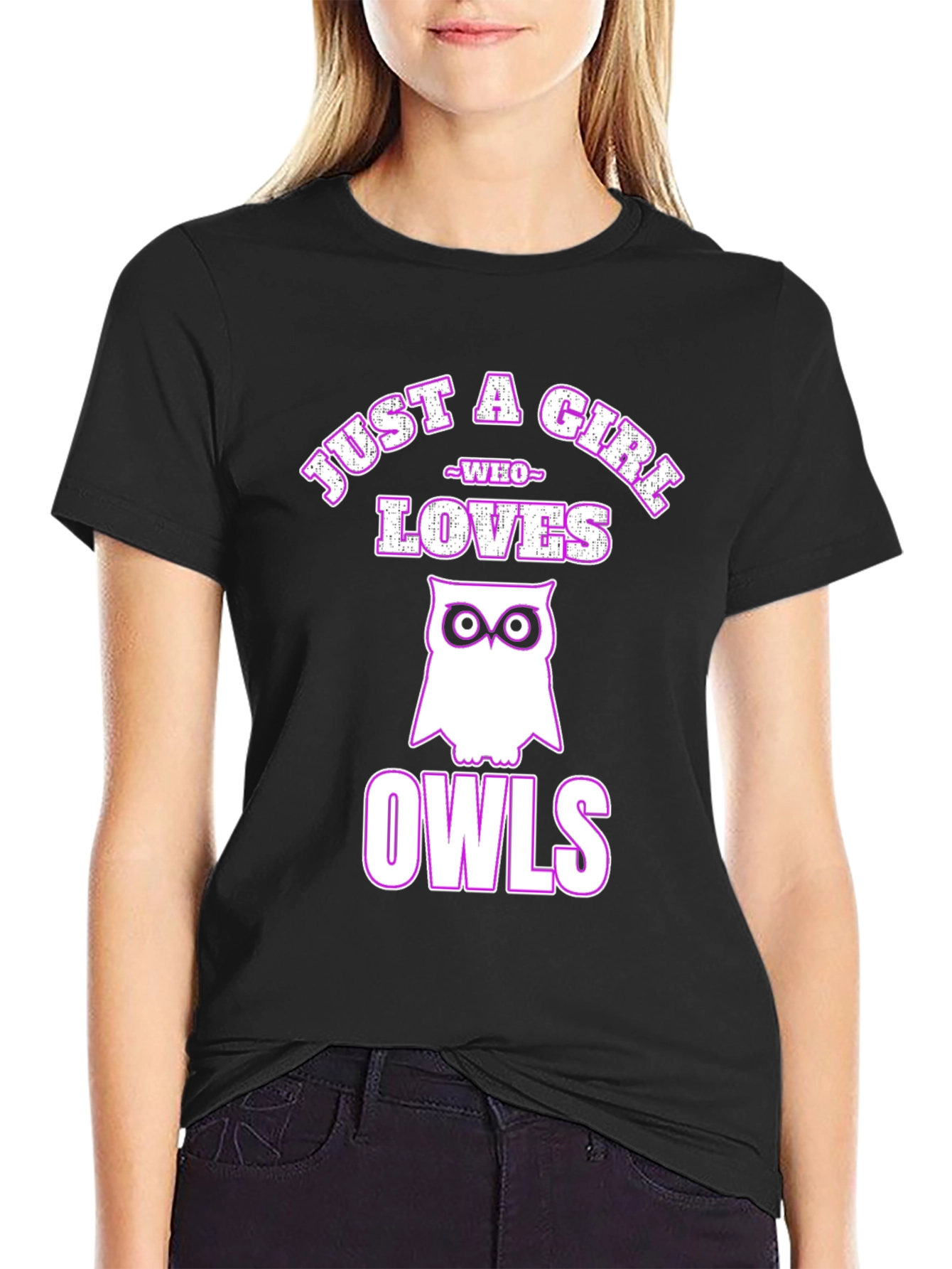 Just a Girl Who Loves Owls T-Shirt