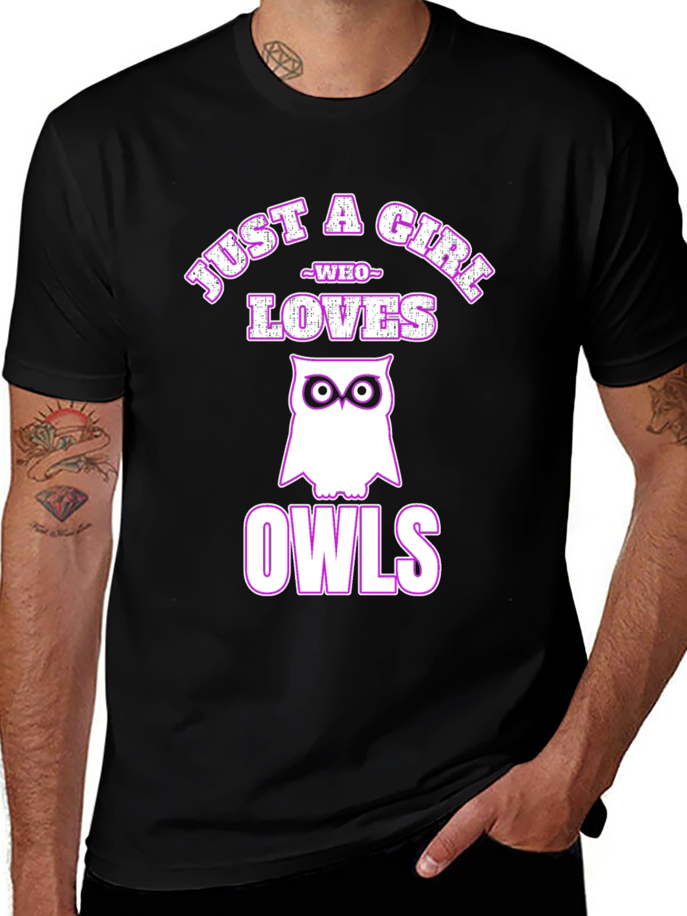 Just a Girl Who Loves Owls T-Shirt
