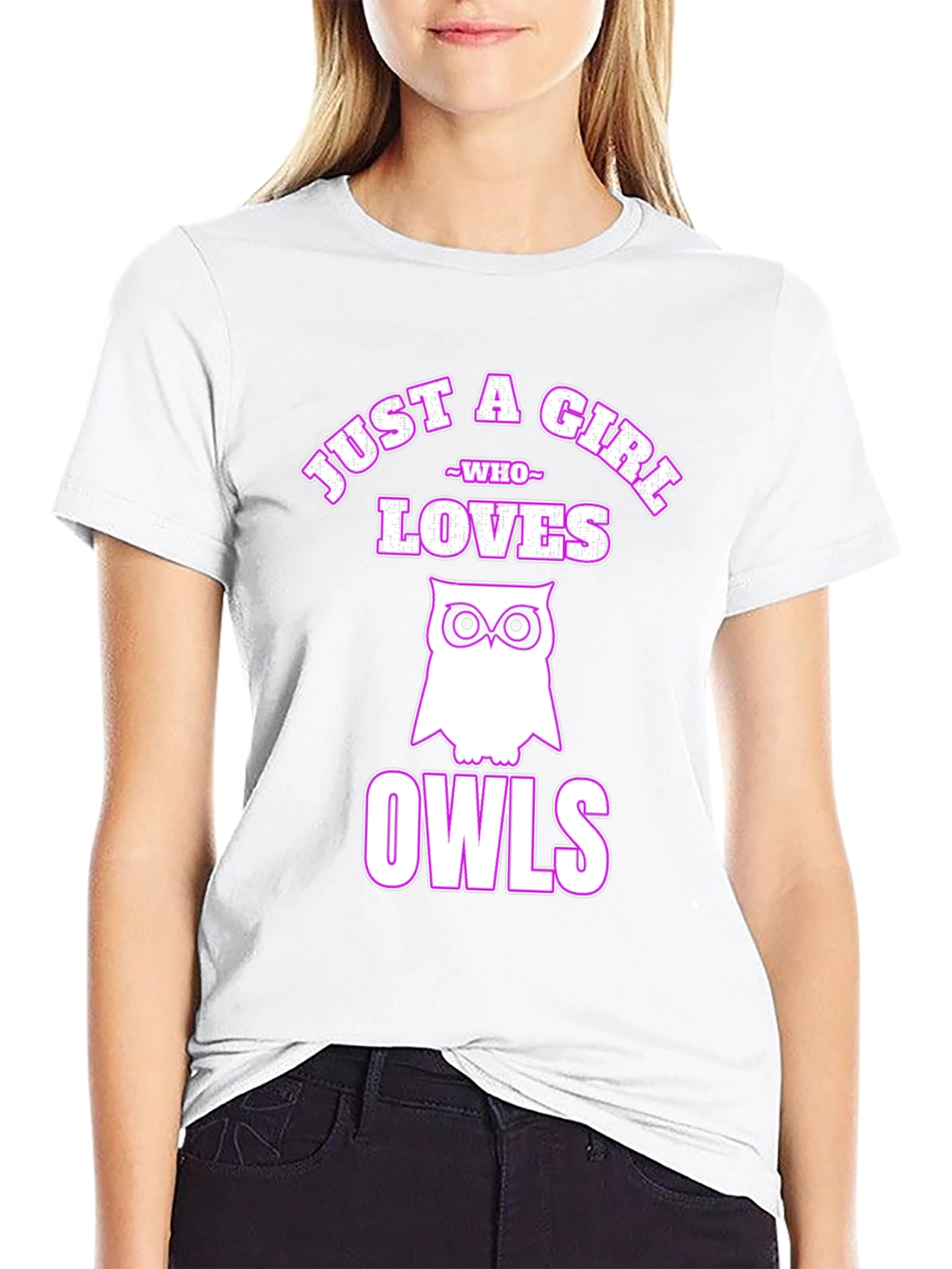 Just a Girl Who Loves Owls T-Shirt