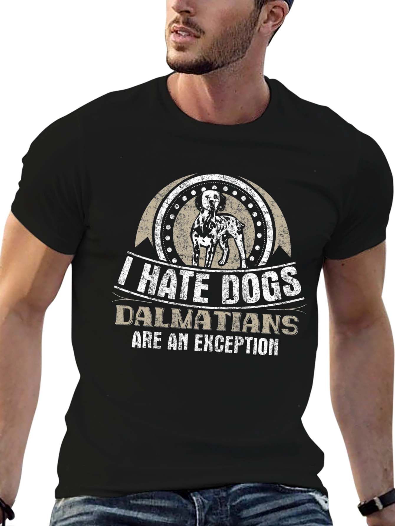 I Hate Dogs Dalmatians Are An Exception T-Shirt