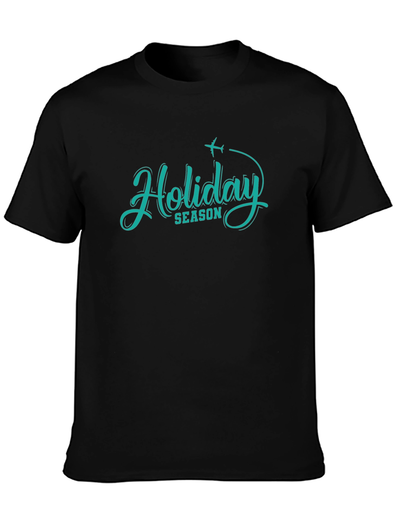 Holiday Season Graphic T-Shirt Black