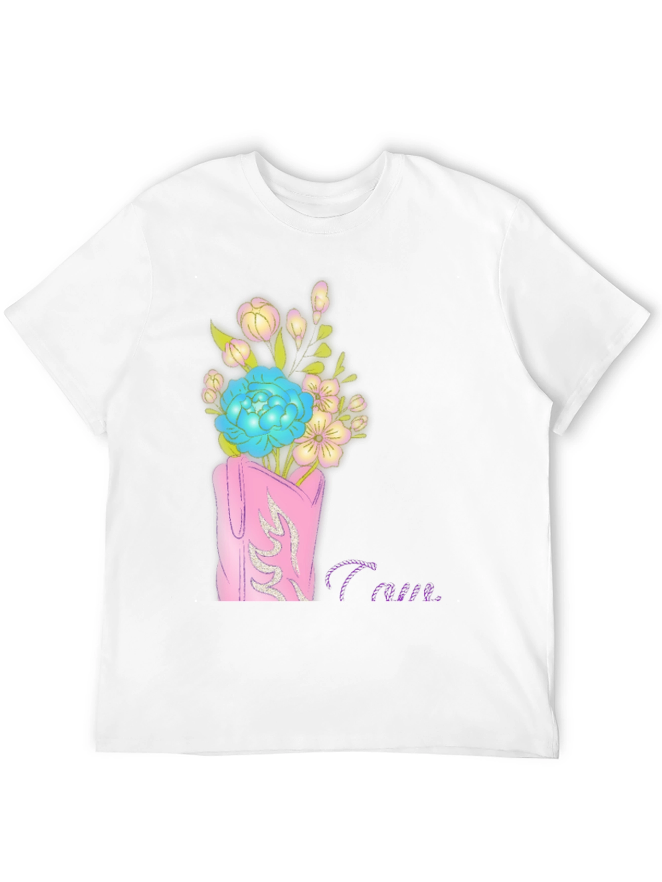 Floral Cowboy Boot Graphic Tee