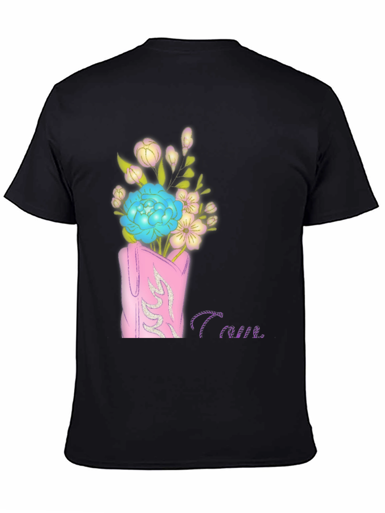 Floral Cowboy Boot Graphic Tee