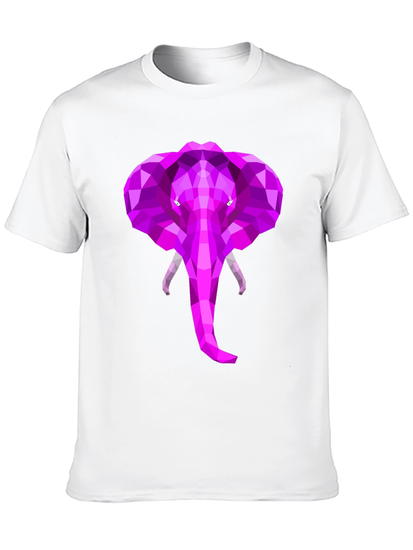 Geometric Elephant Tee - Stylish Graphic T-Shirt