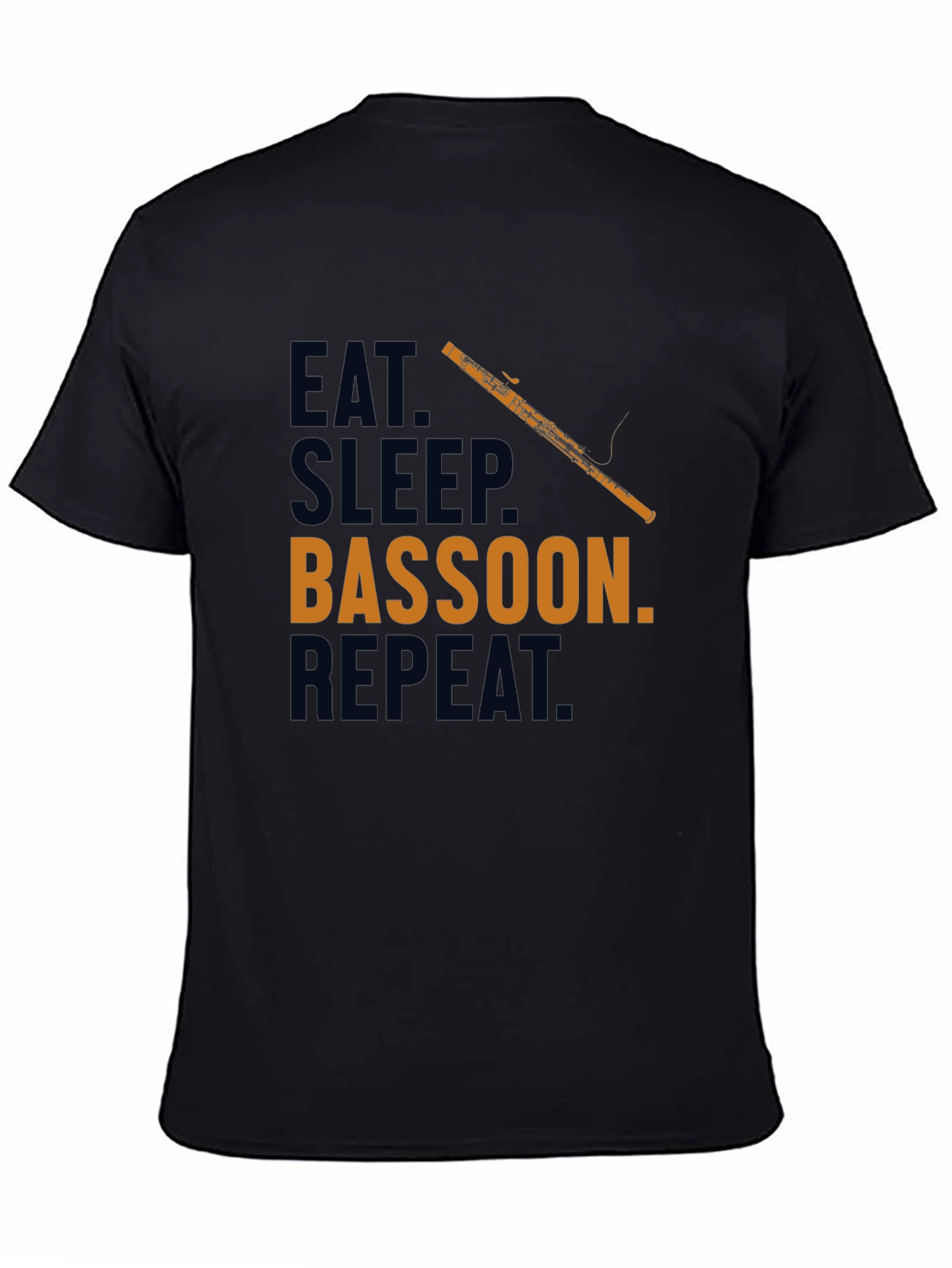 Eat Sleep Bassoon Repeat T-Shirt Funny Musician Tee