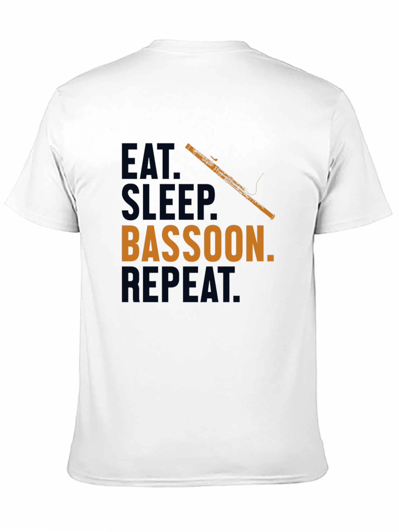 Eat Sleep Bassoon Repeat T-Shirt Funny Musician Tee