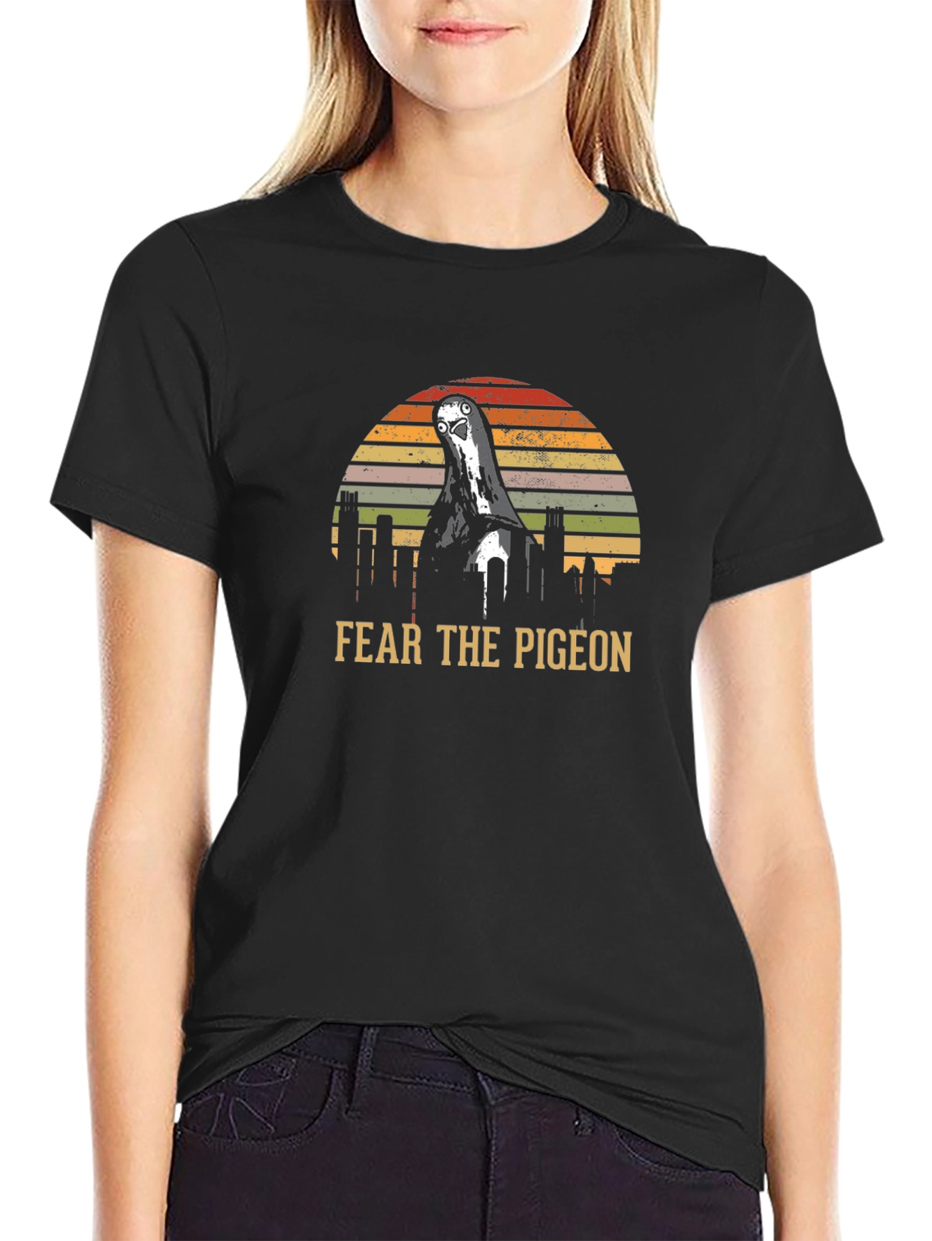 Fear the Pigeon Graphic T-Shirt